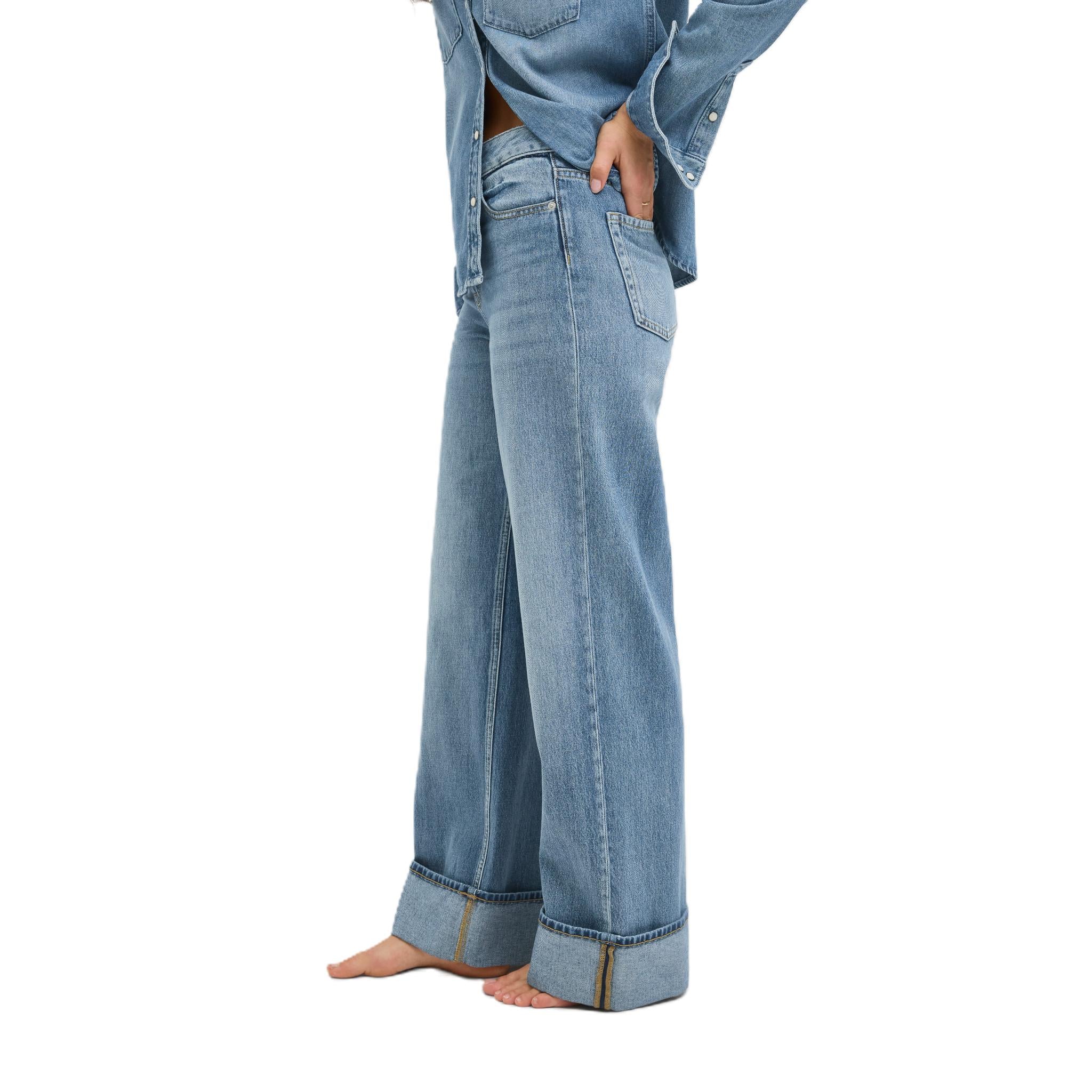 JXTOKYO WIDE FOLD JEANS
