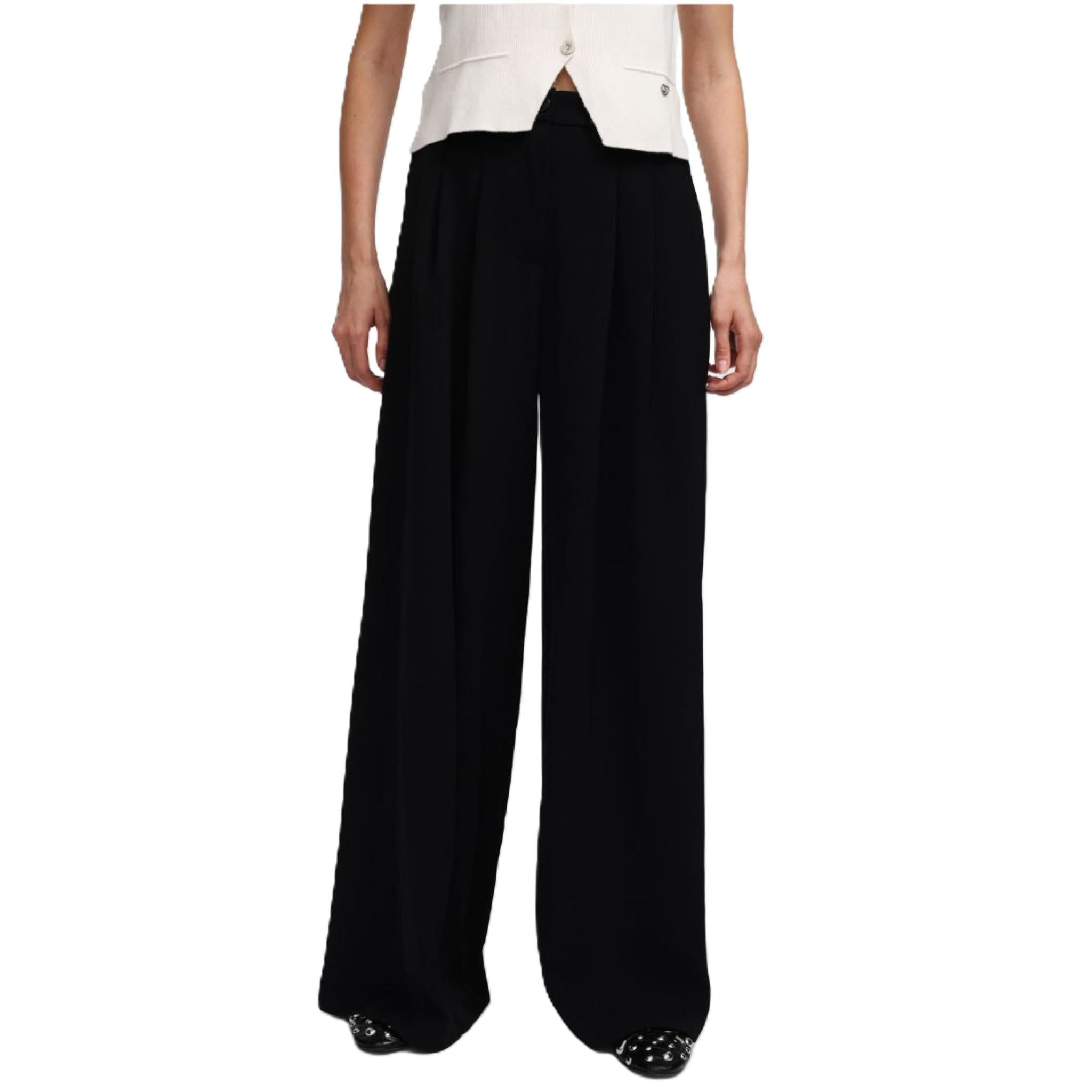 PANTALONI A GAMBA LARGA