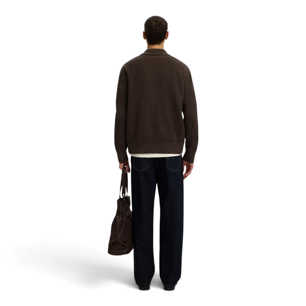 DRY RIB POLO CARDIGAN