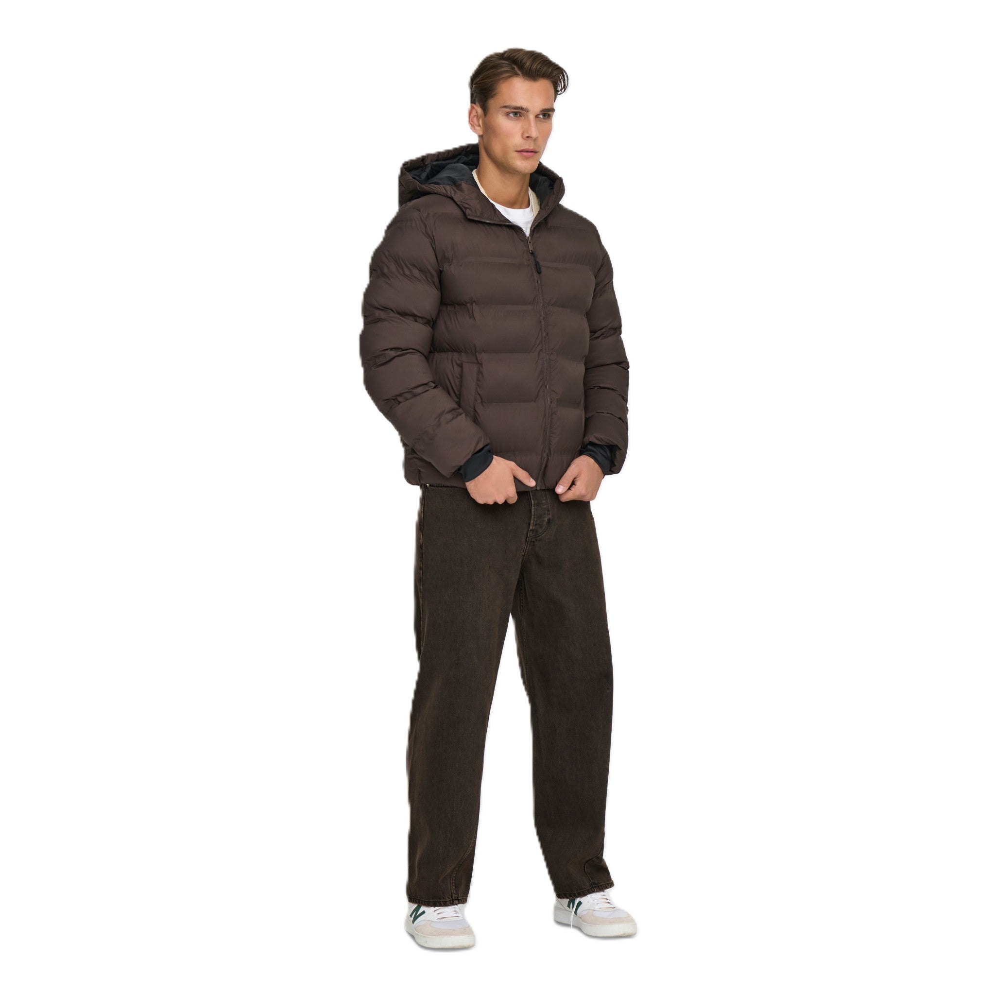 ONSUNION HOOD PUFFER JACKET