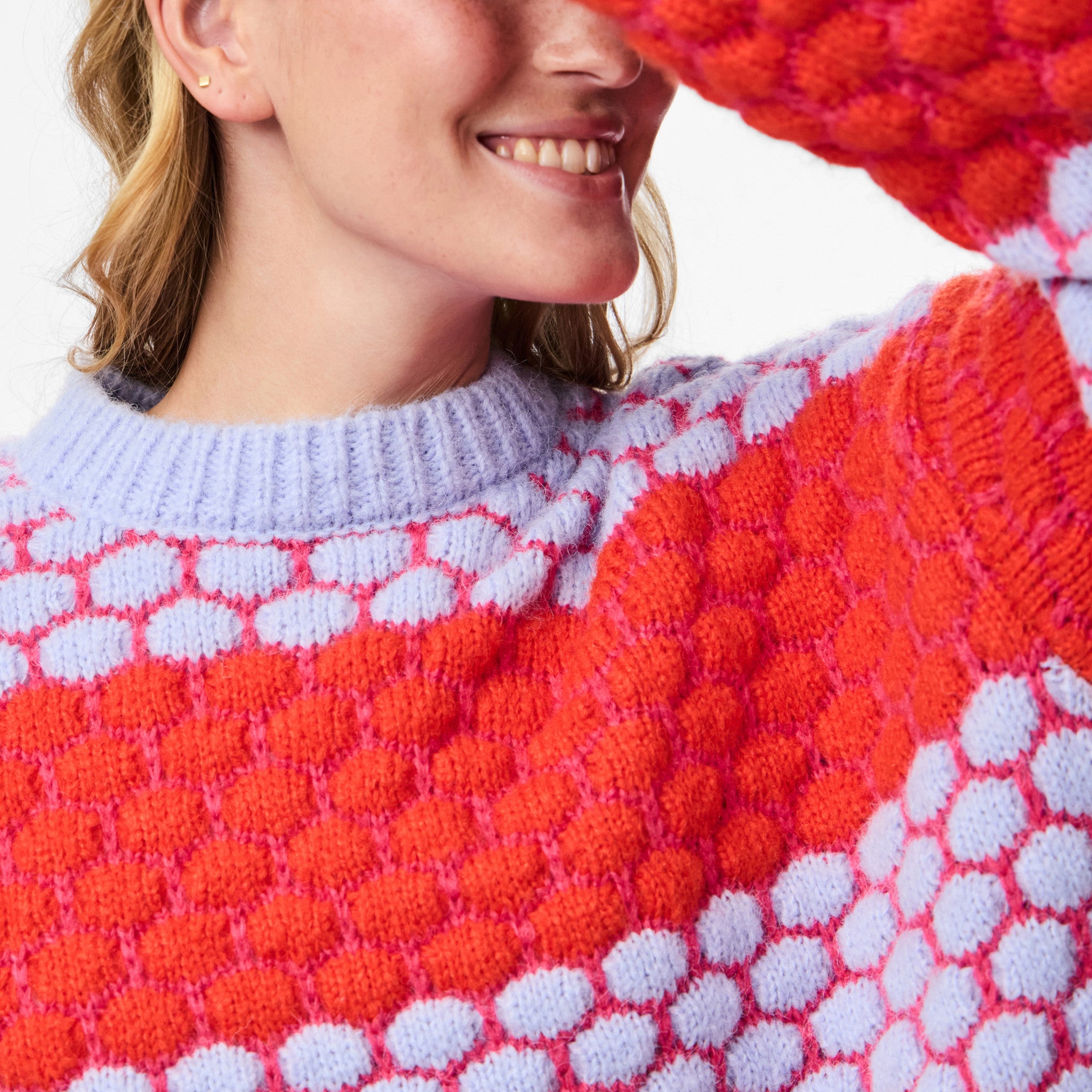 PCJANEL O-NECK KNIT