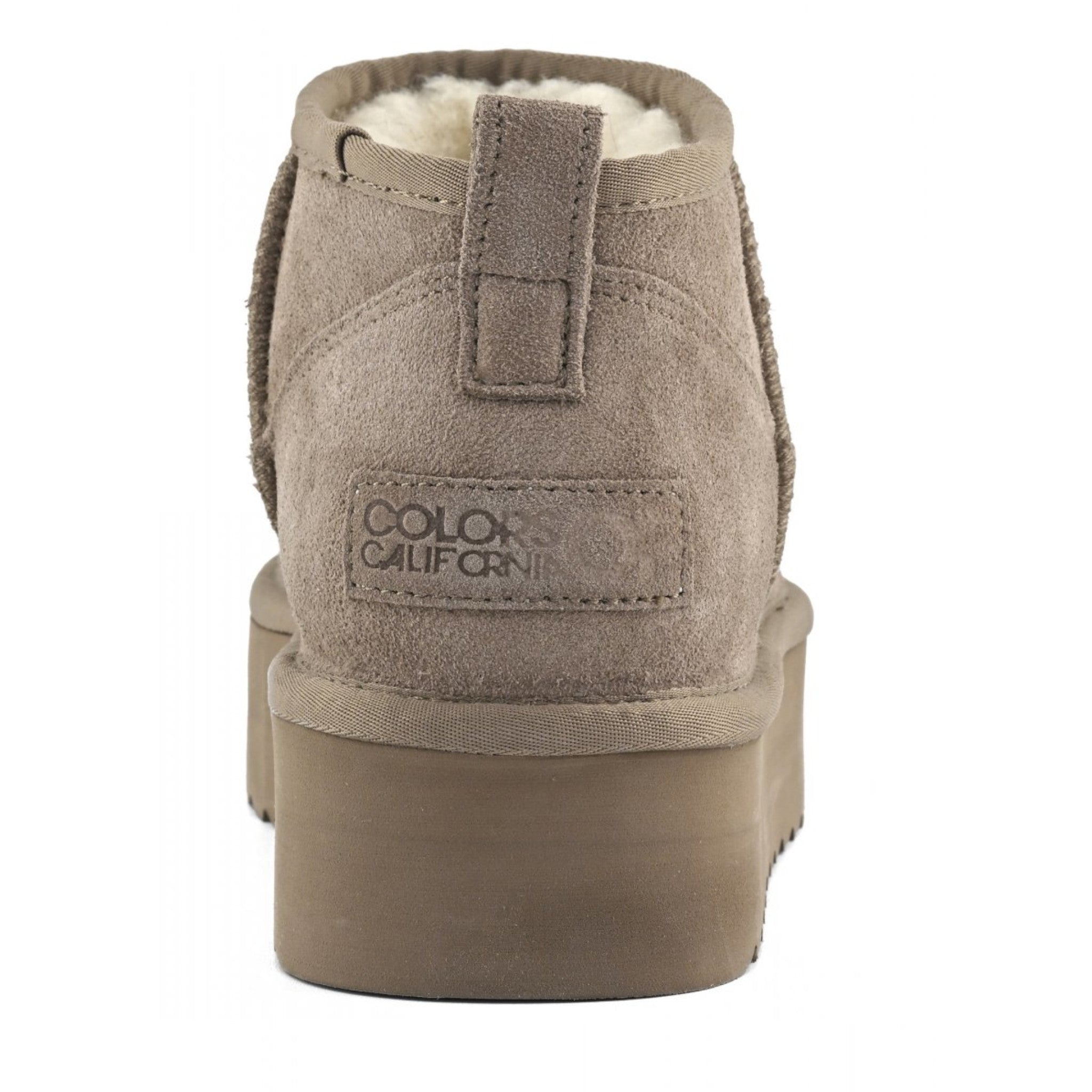 STIVALE INVERNALE CON SUOLA PLATFORM IN PELLE SCAMOSCIATA