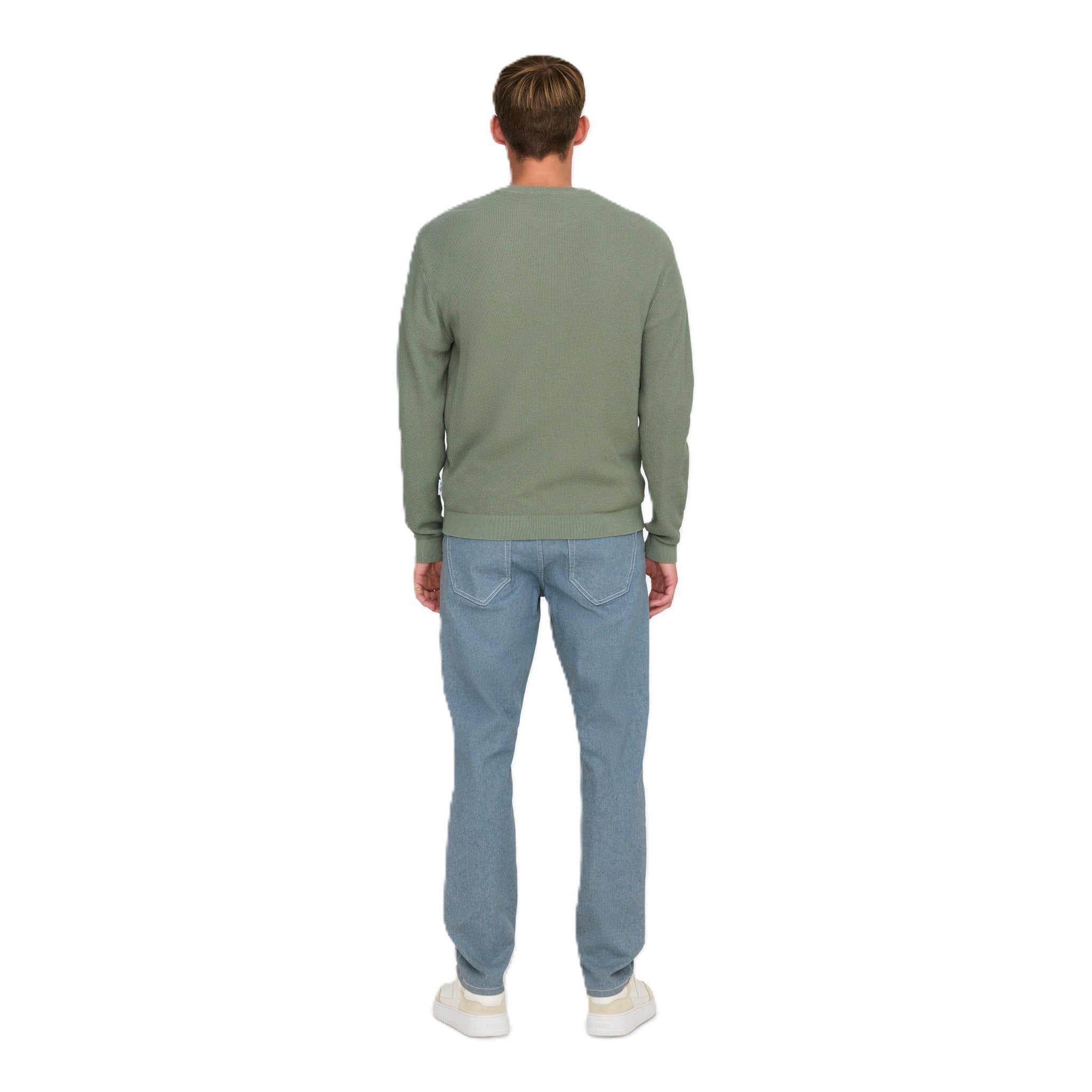 TONY WAFFLE CREW KNIT