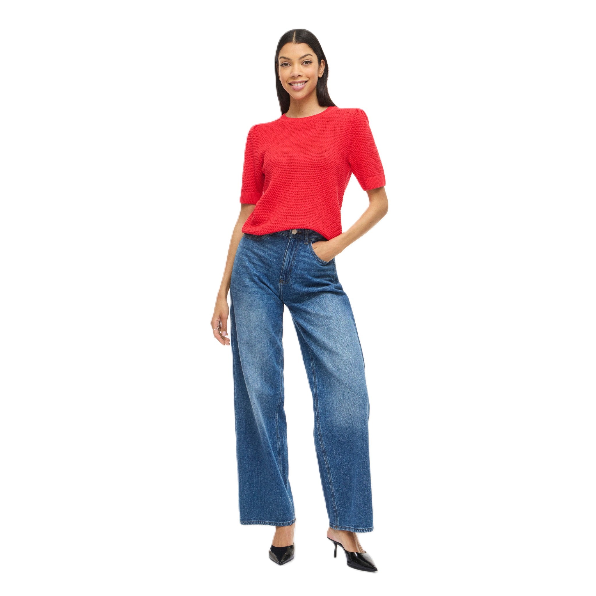 DALO O-NECK KNIT TOP