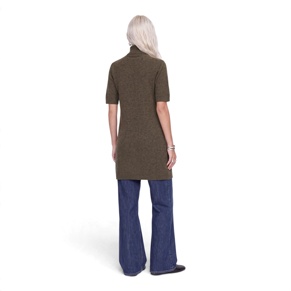 VALERIA ROLL NECK DRESS