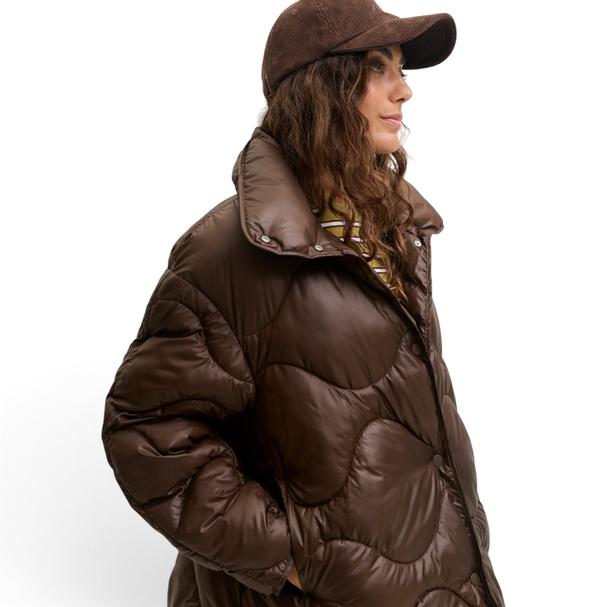 STELLA SHINY QUILTED JACKET