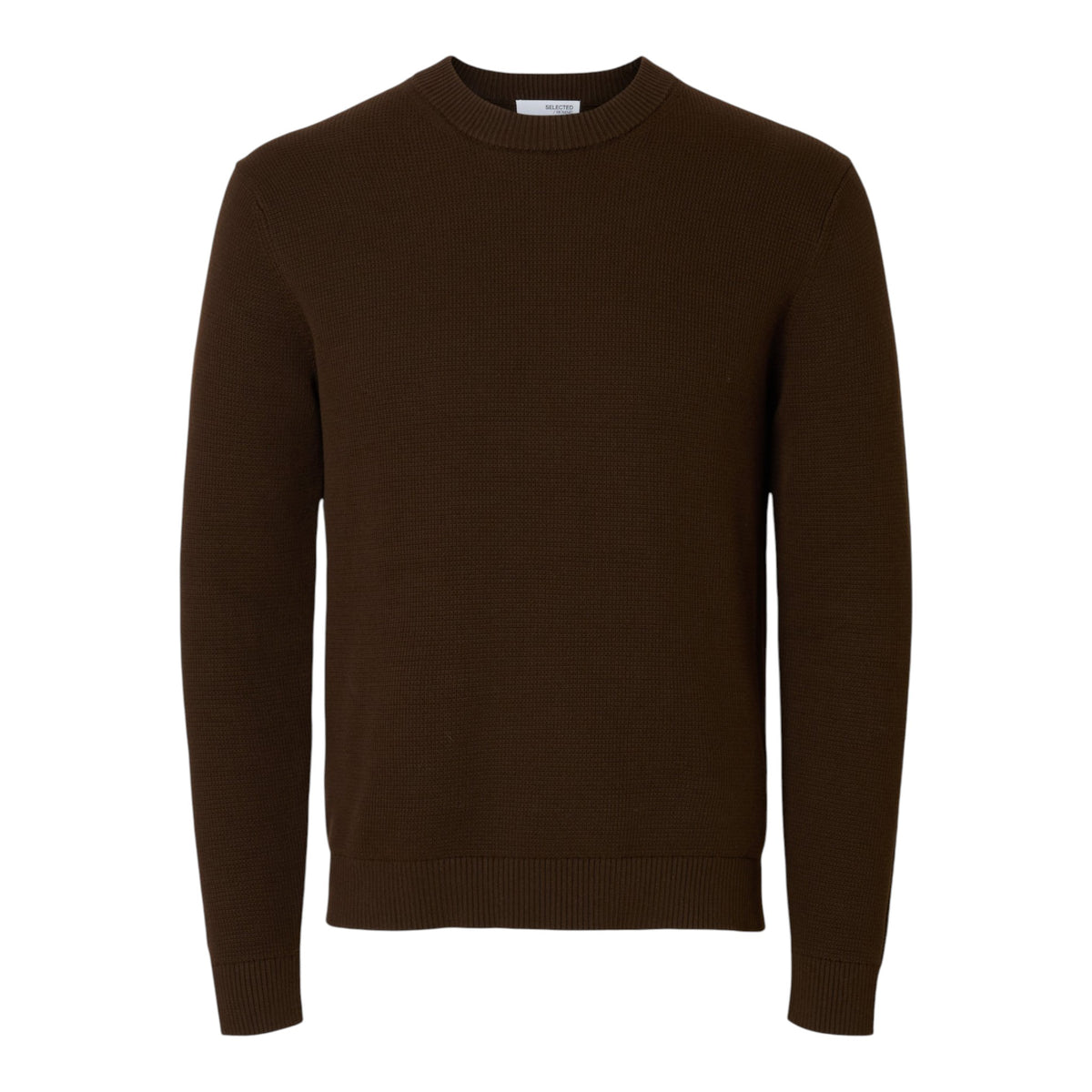 DANE KNIT STRUCTURE CREW NECK