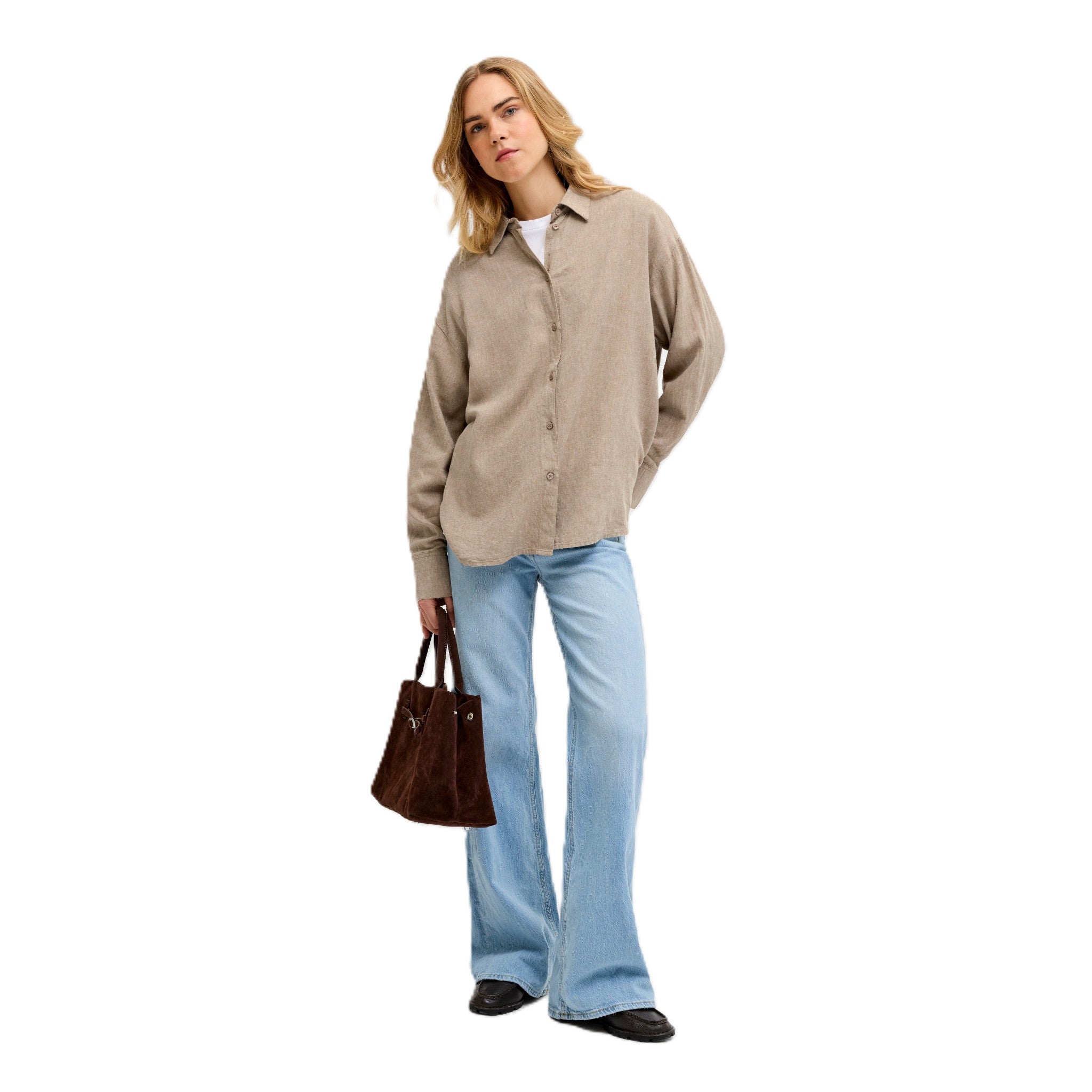 ALMIRA LINEN BLEND SHIRT