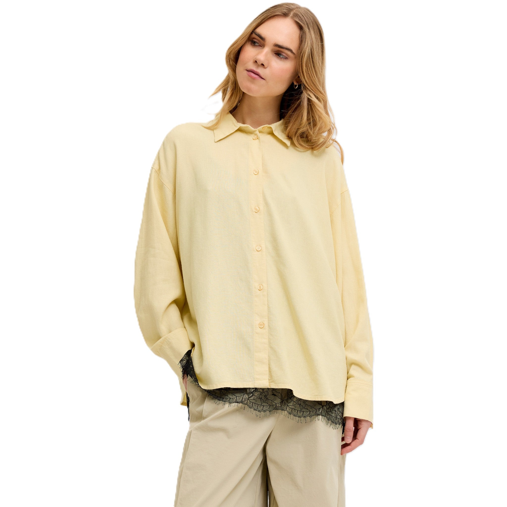 ALMIRA LINEN BLEND SHIRT