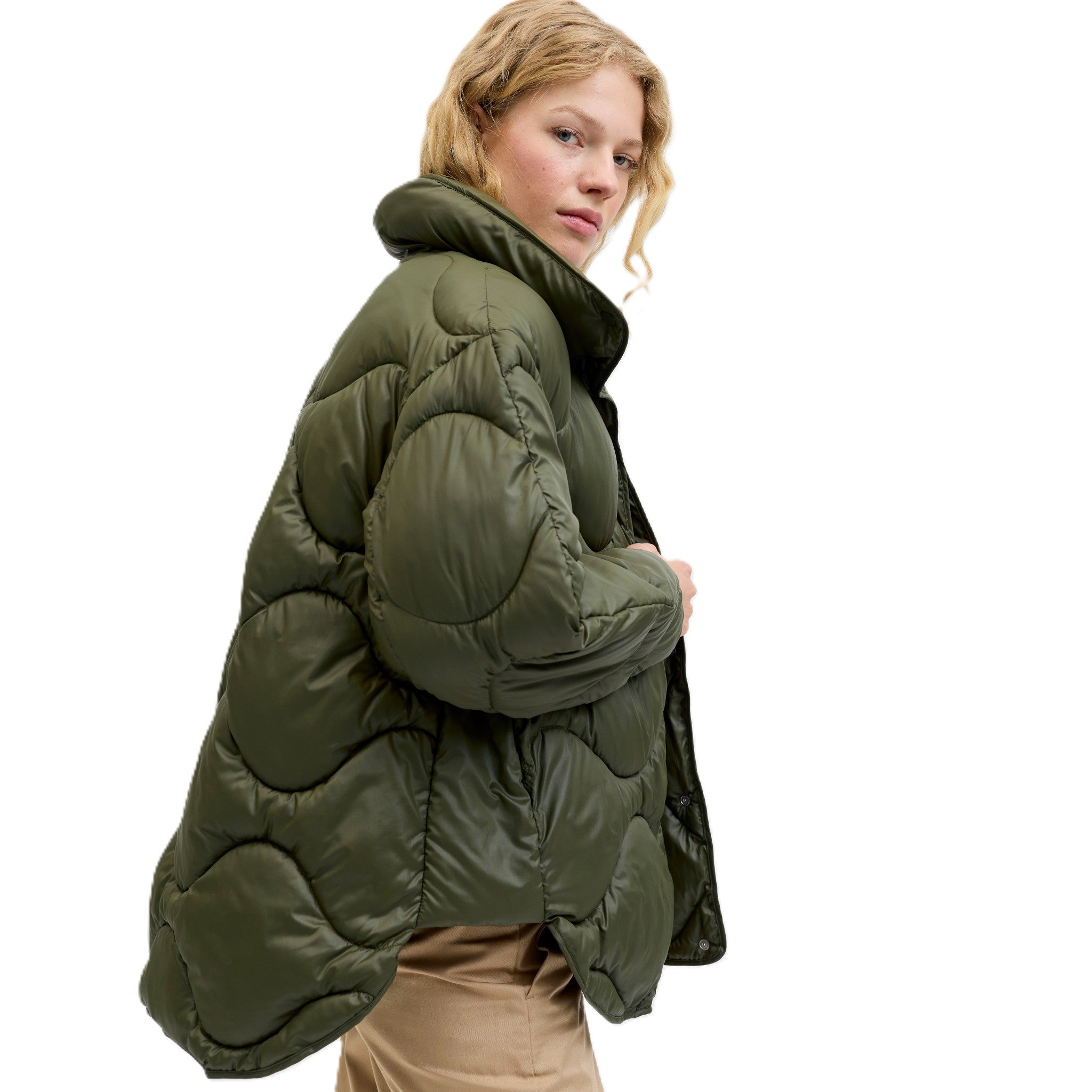 JXSTELLA SHINY QUILTED JACKET