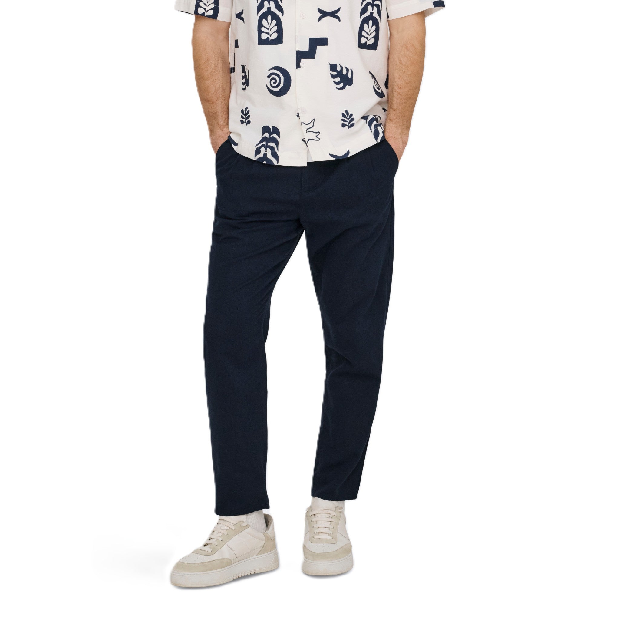 LEO CROP LINEN PANT