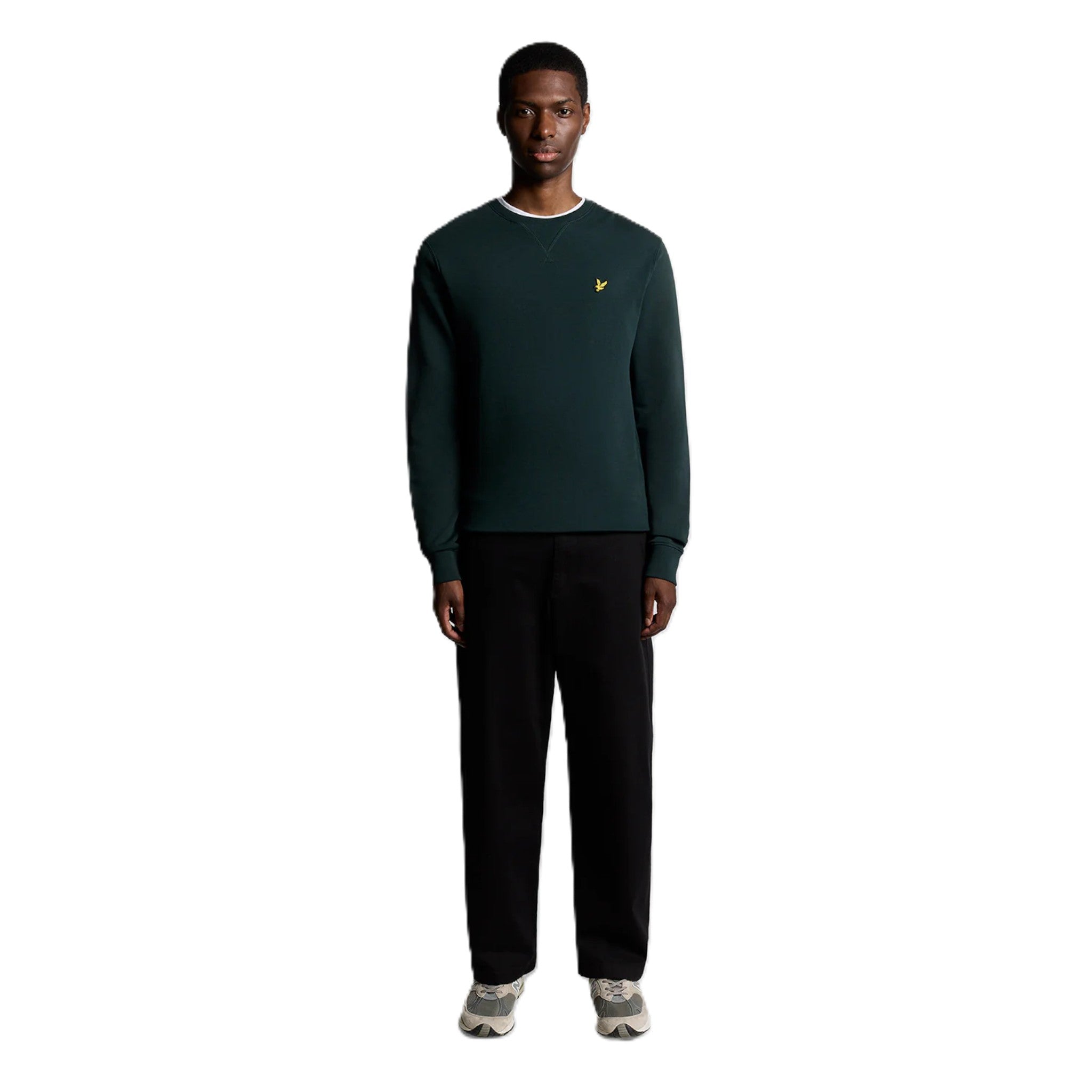 BRUSHED BACK CREW NECK SWEATSHIRT
