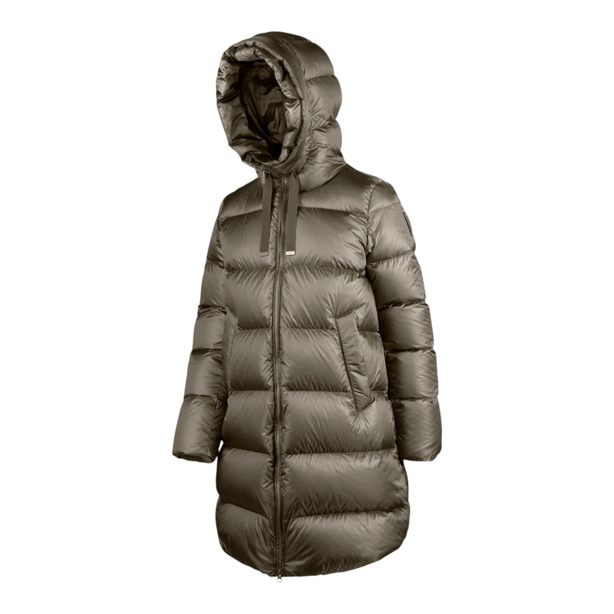 GENEVA JACKET - PIUMINO LUNGO IN NYLON LUCIDO