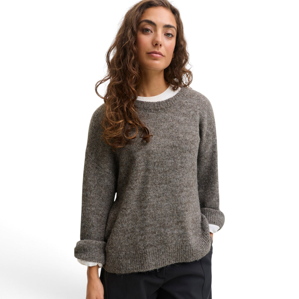 LOU CREW NECK KNIT