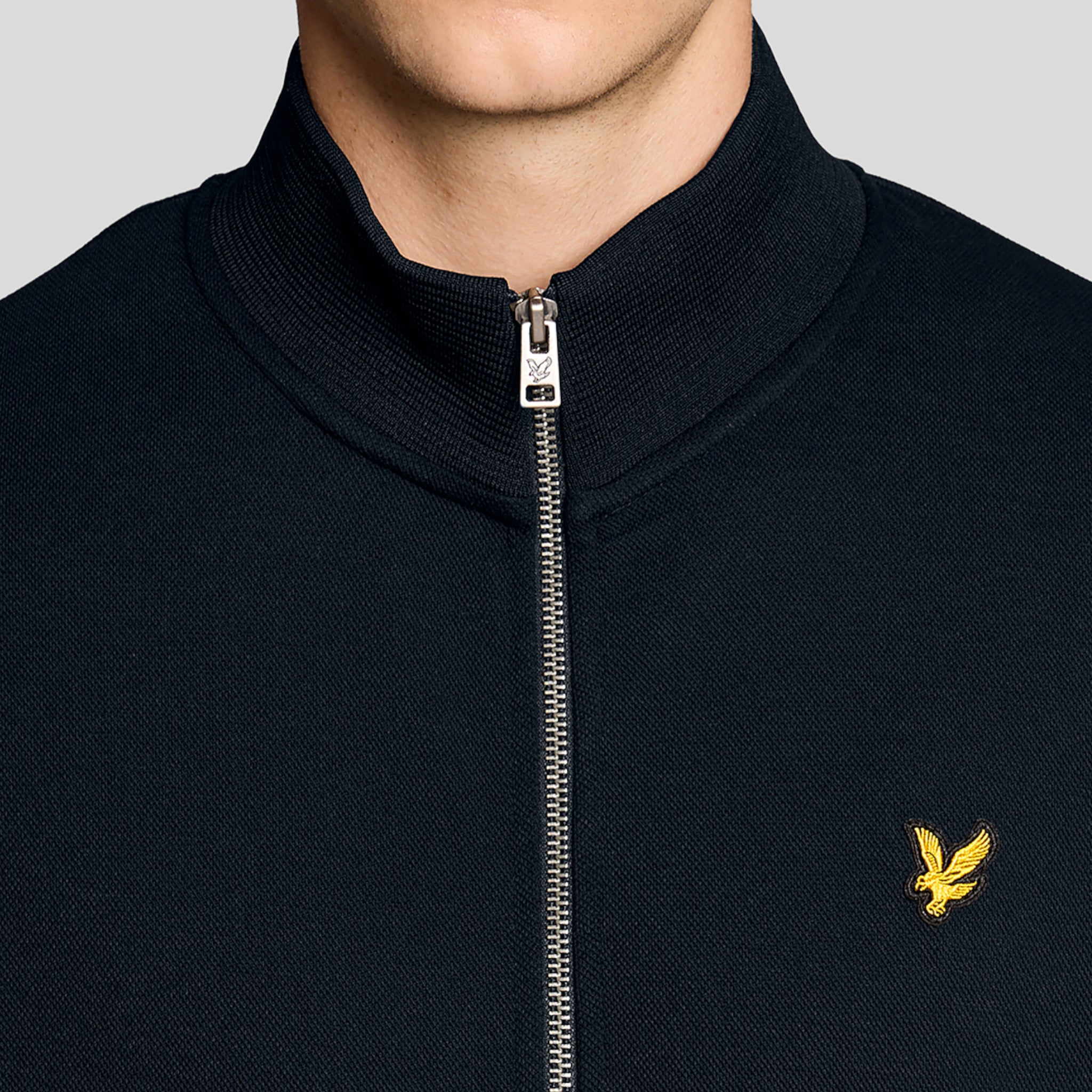 COTTON BLEND TRACK JACKET