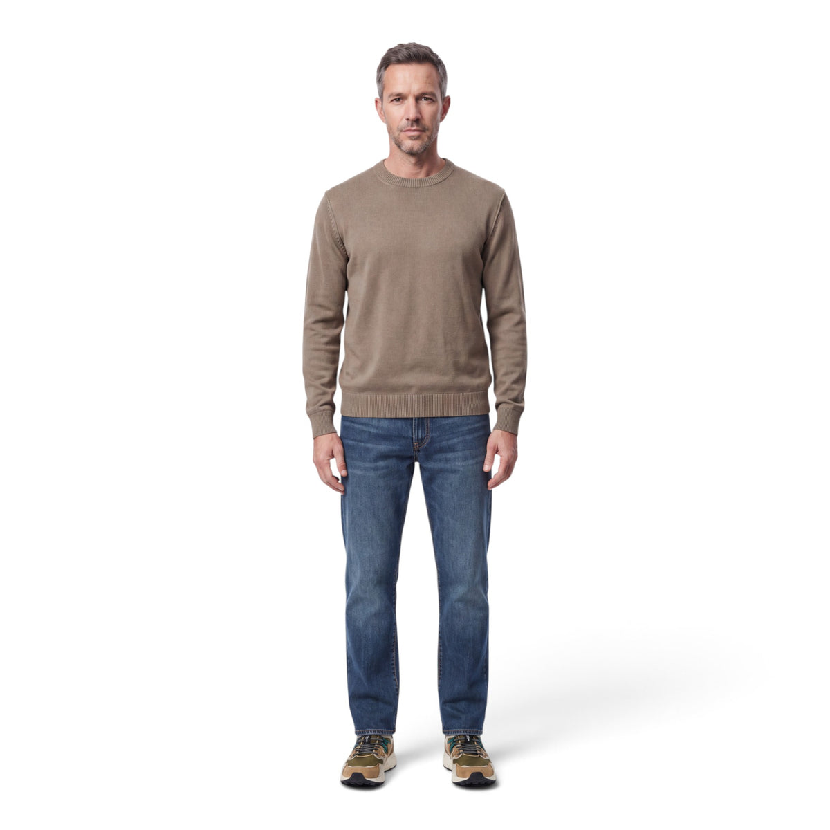 GARSON REGULAR WASH CREW KNIT