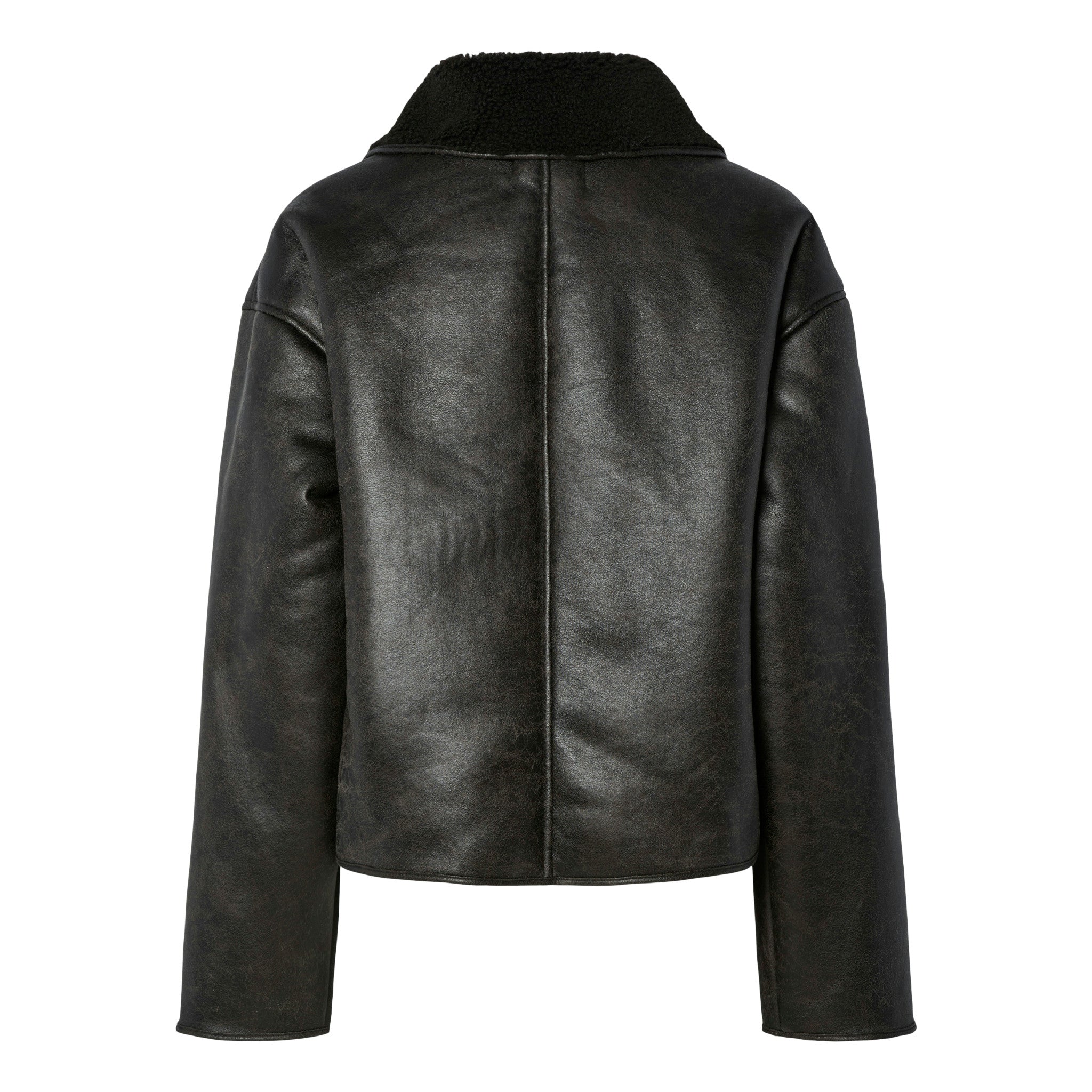 PCJUNO COATED TEDDY JACKET