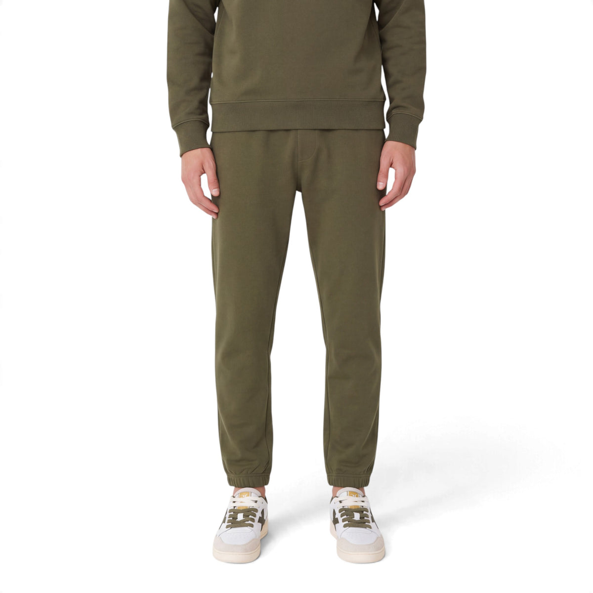 PANTALONI JOGGING IN FELPA DI COTONE