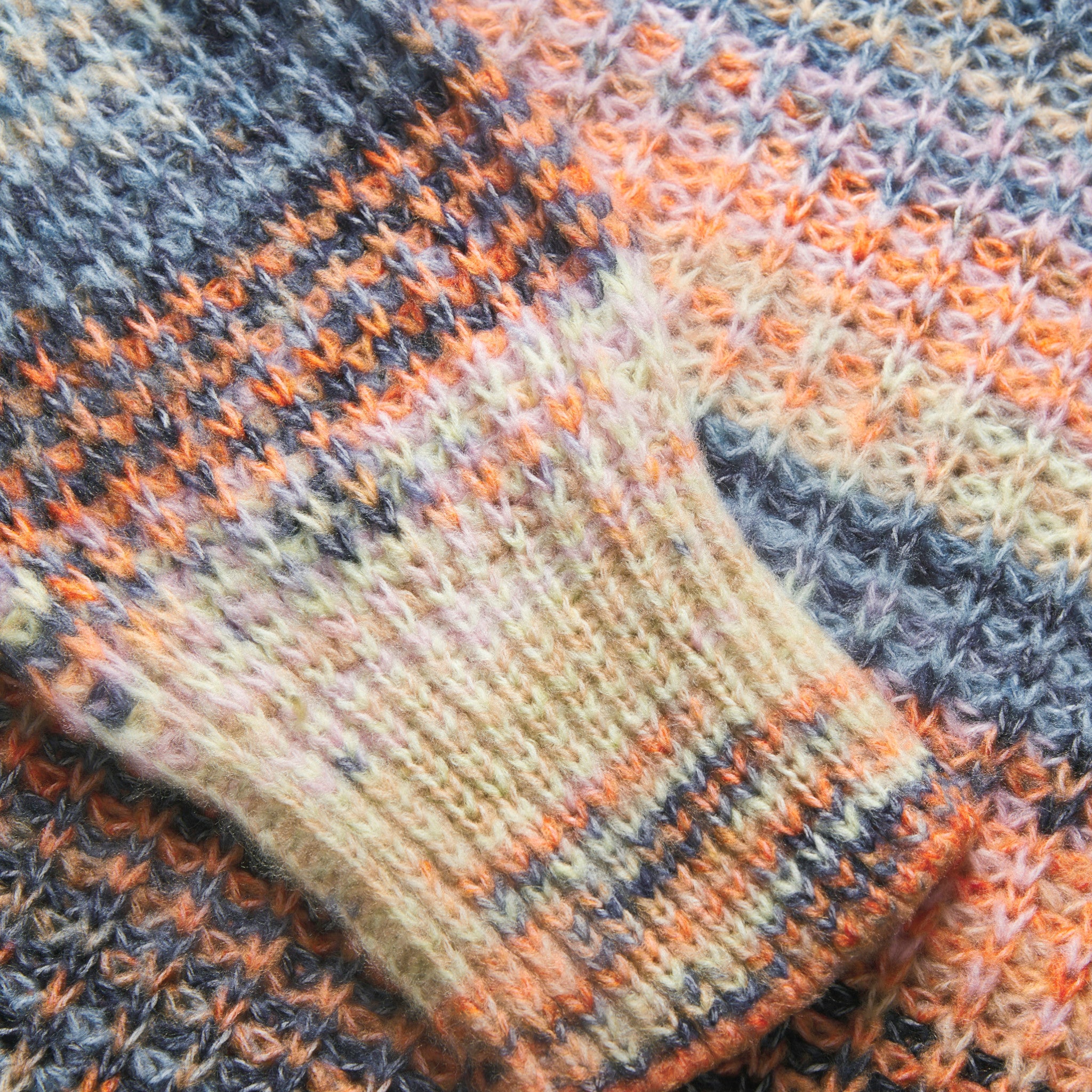 JXSIMONE SPACE DYE CREW NECK KNIT