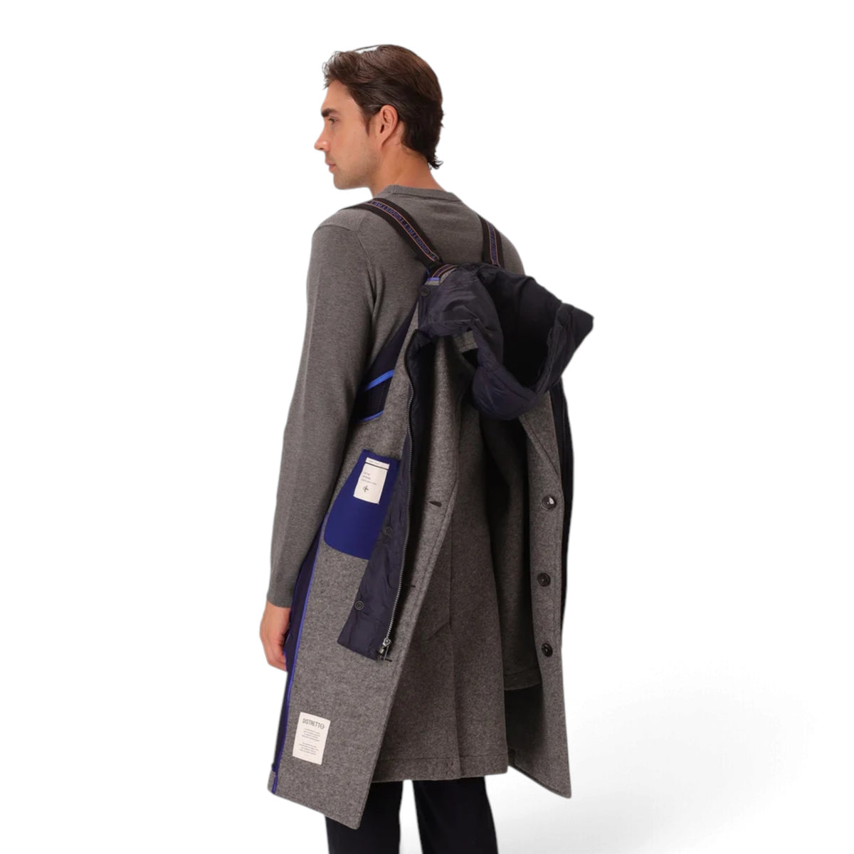 CAPPOTTO CARLOS IN LANA COTTA CON PETTORINA STACCABILE