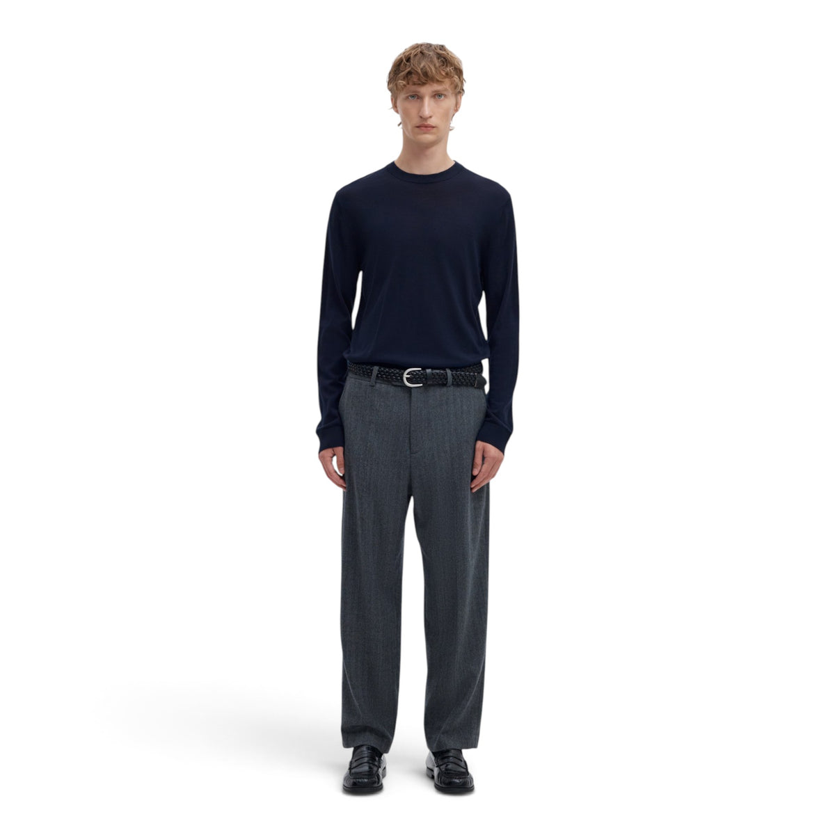 TRAY KNIT MERINO CREW NECK
