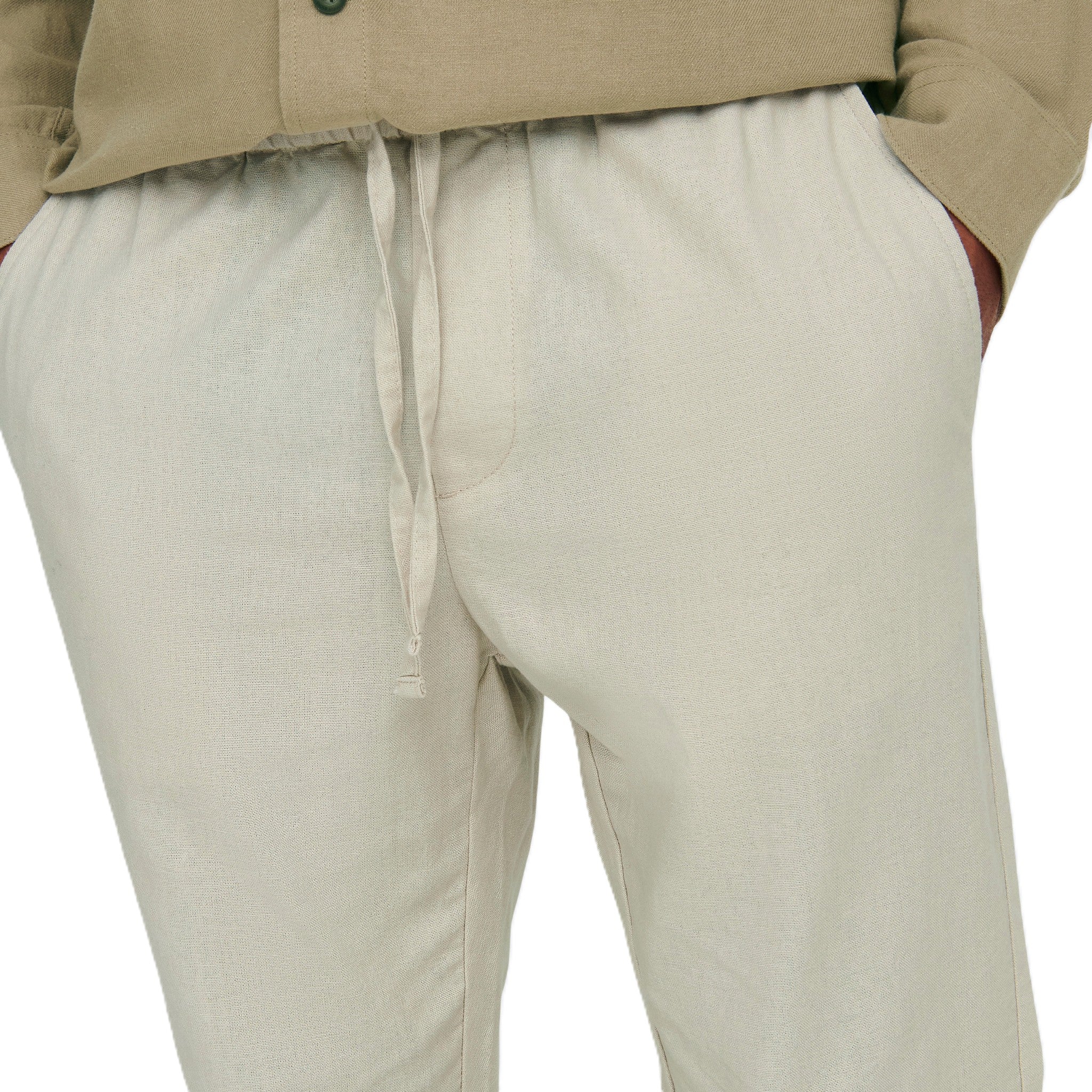 LINUS CROP COT LIN PANT