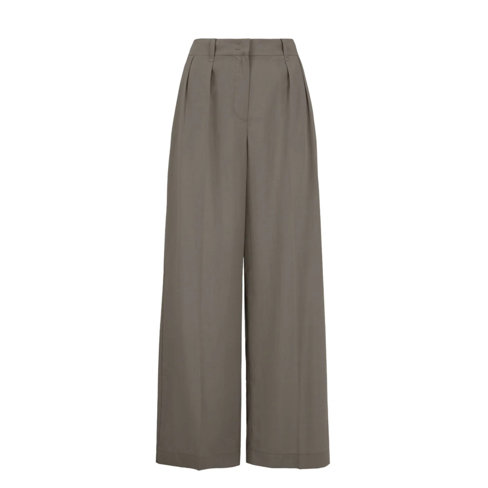 PANTALONI WIDE FIT IN LYOCELL FLUIDO