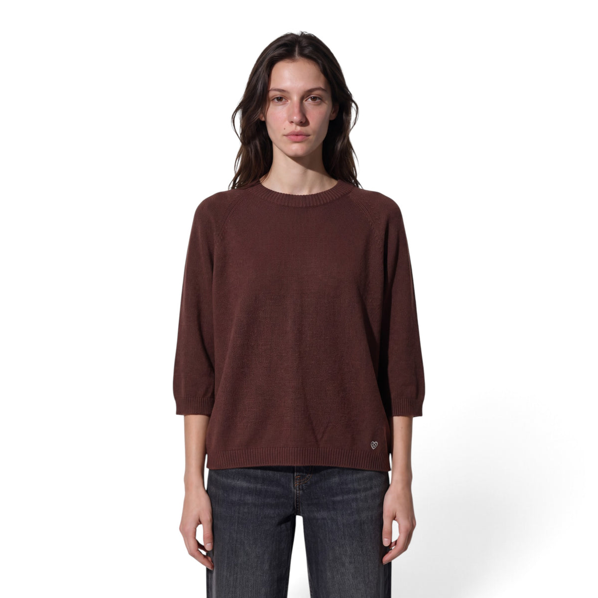MAGLIONE GIROCOLLO MANICHE 3/4