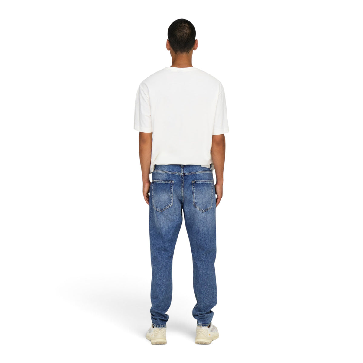 YOKE TAPERED DENIM