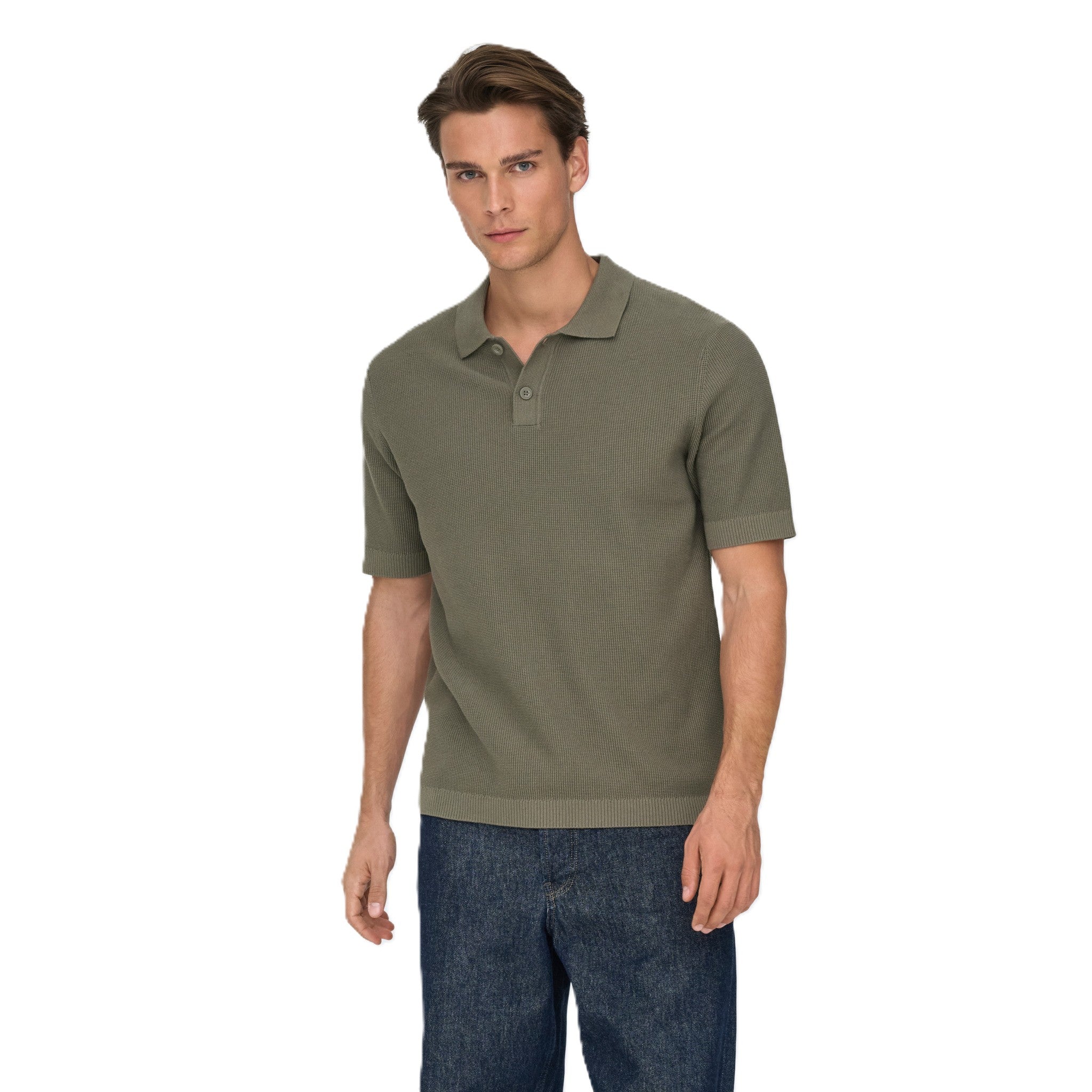 TONY REGULAR WAFFLE POLO