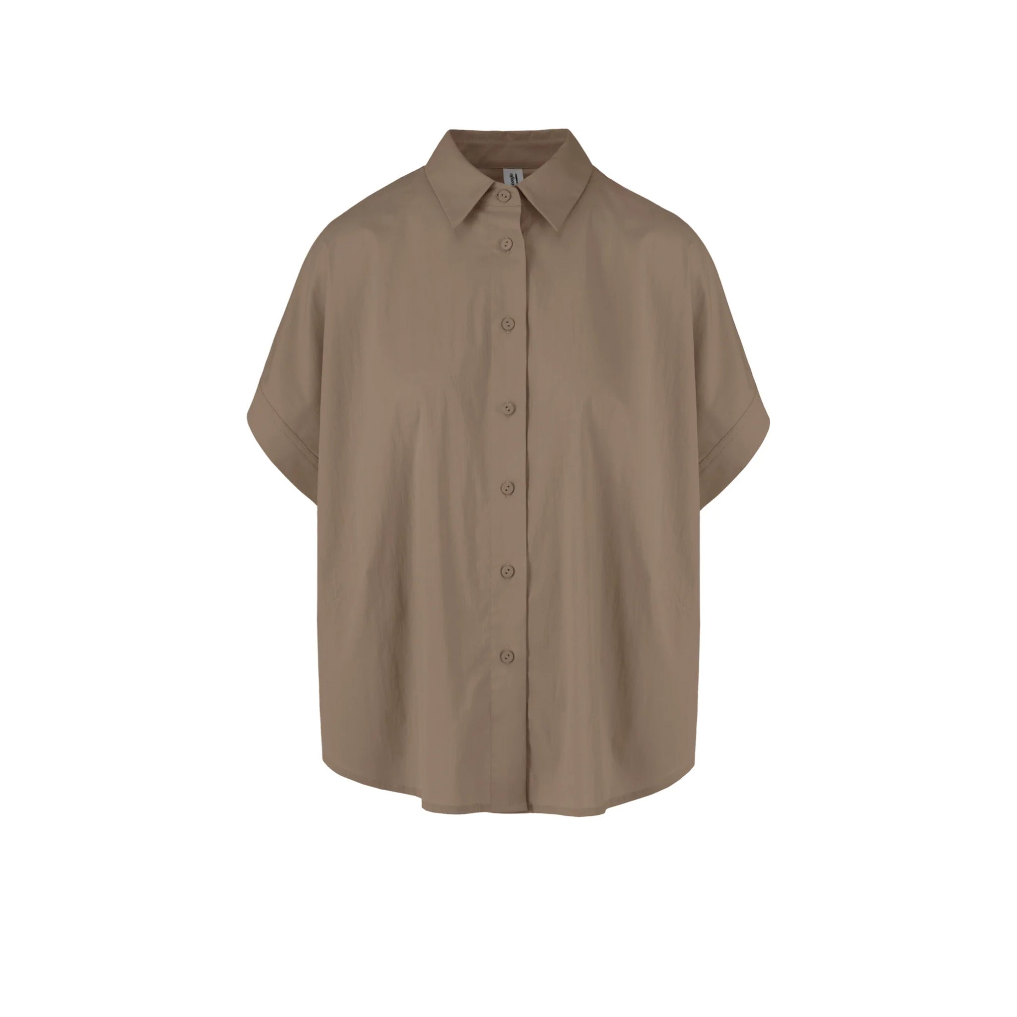 CAMICIA OVER IN RASO DI COTONE
