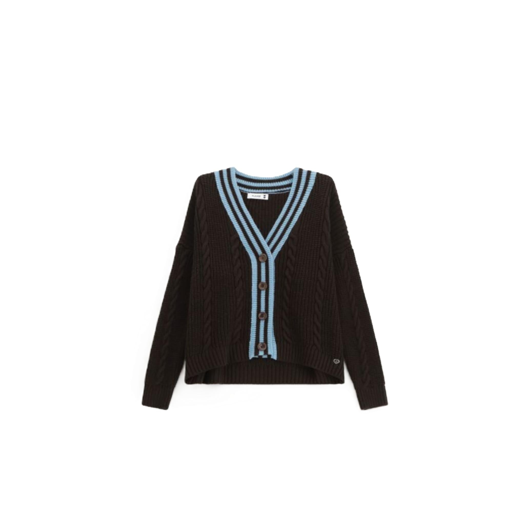 CARDIGAN A MAGLIA CON BOTTONI