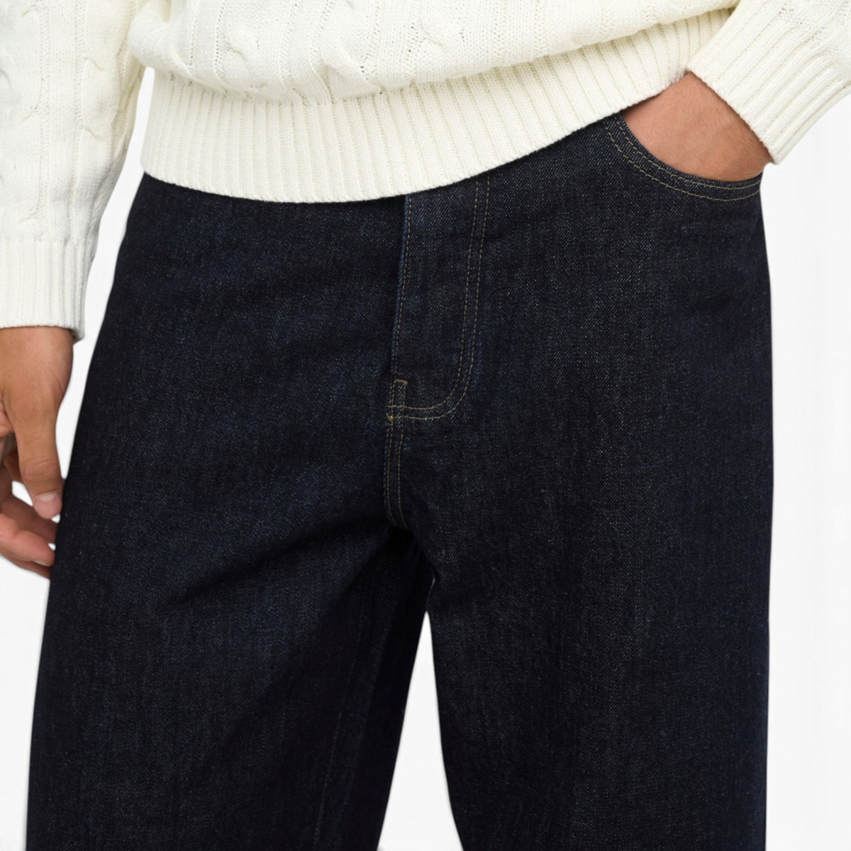 FADE LOOSE RINSE DENIM