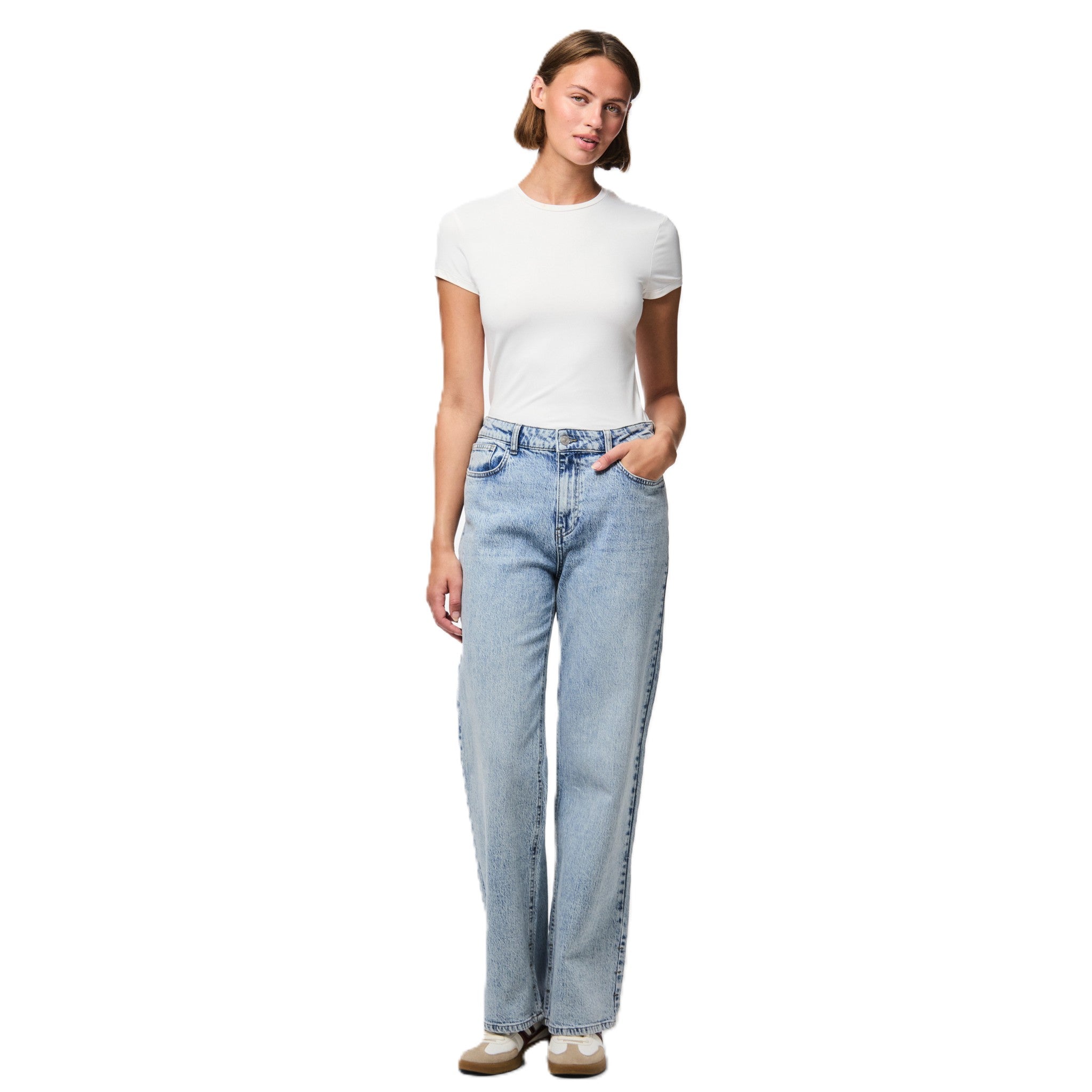 PCJILL STRAIGHT DENIM JEANS