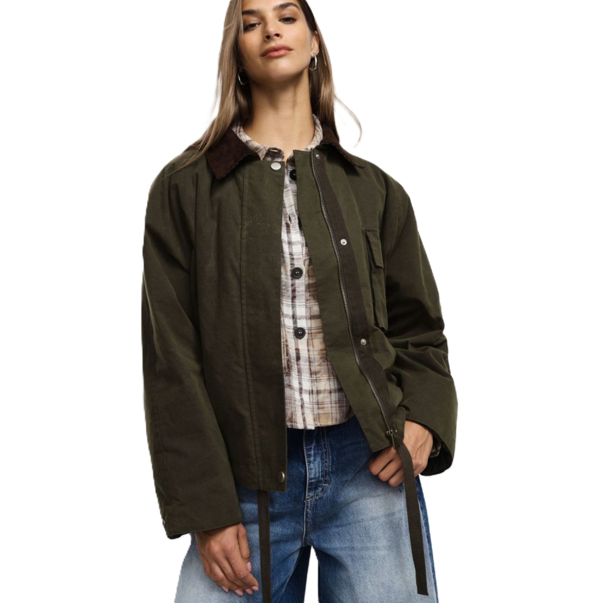 PARKA CON COLLO STRUTTURATO
