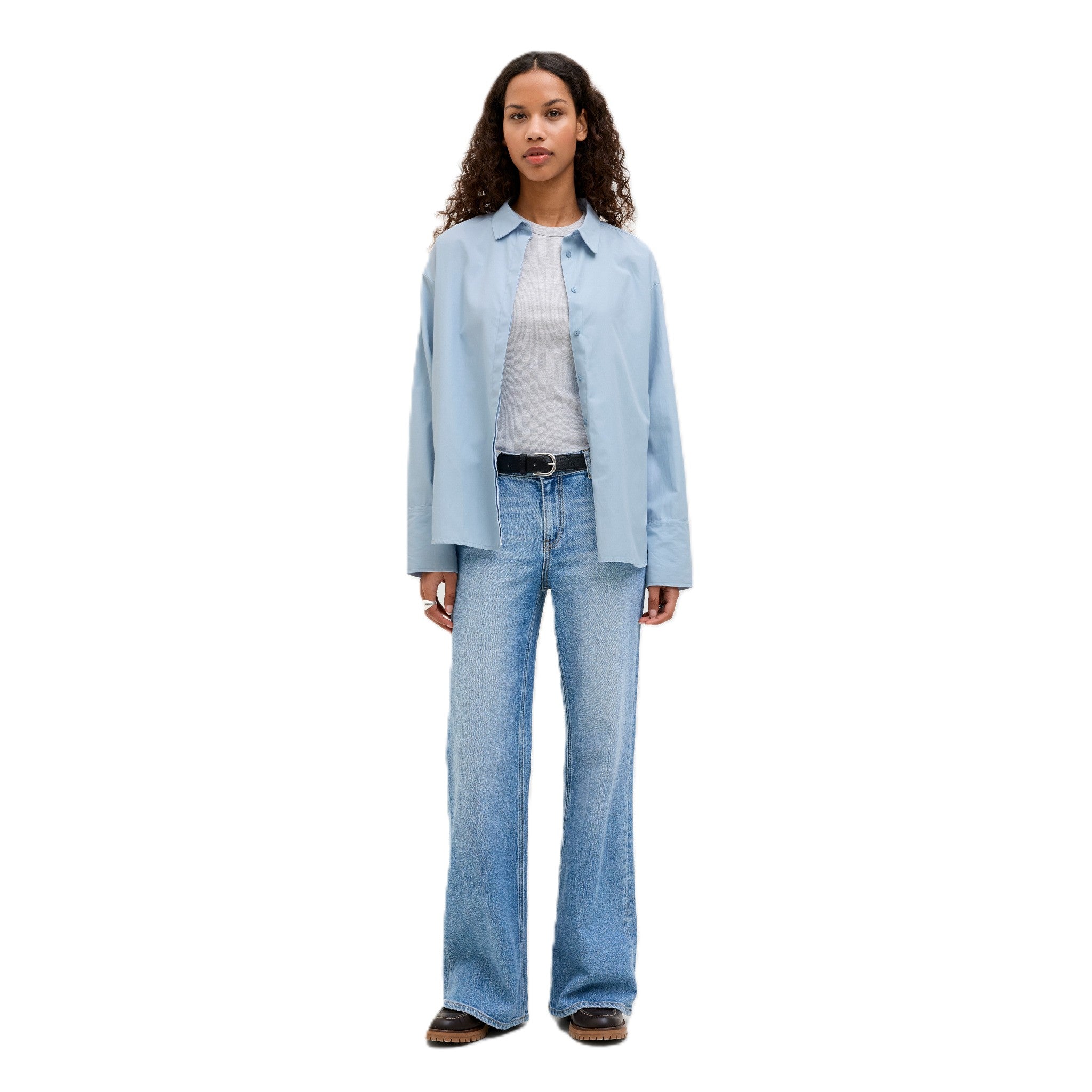 CARO POPLIN RELAX SHIRT