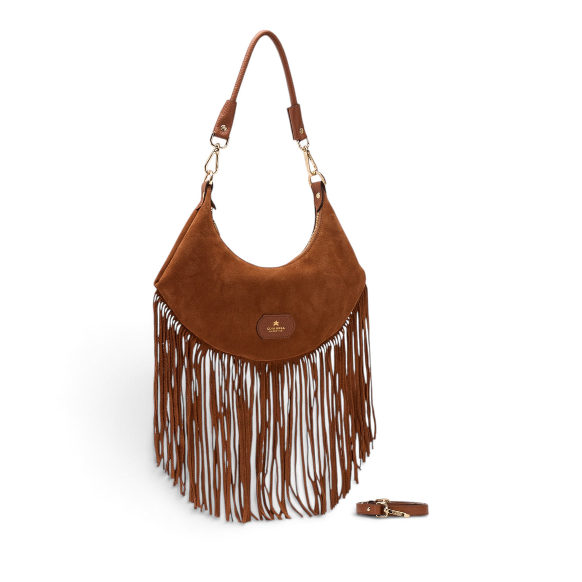 SIENNA SMALL HOBO CON FRANGE
