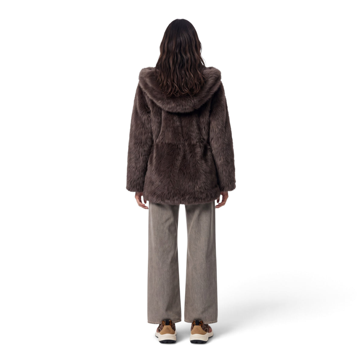 ZURICH JACKET - CAPPOTTO CORTO IN PELLICCIA SINTETICA