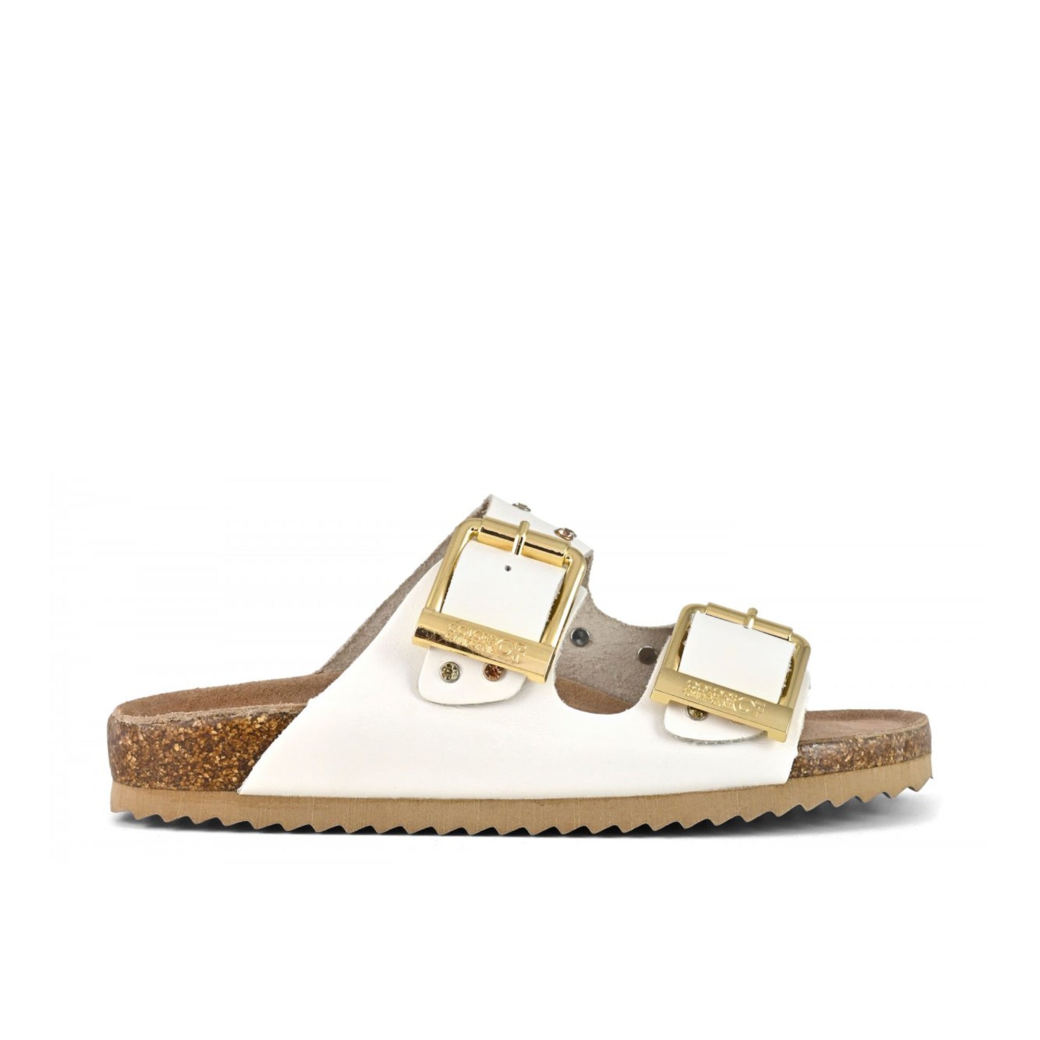 SANDALO IN NABUK E STRASS