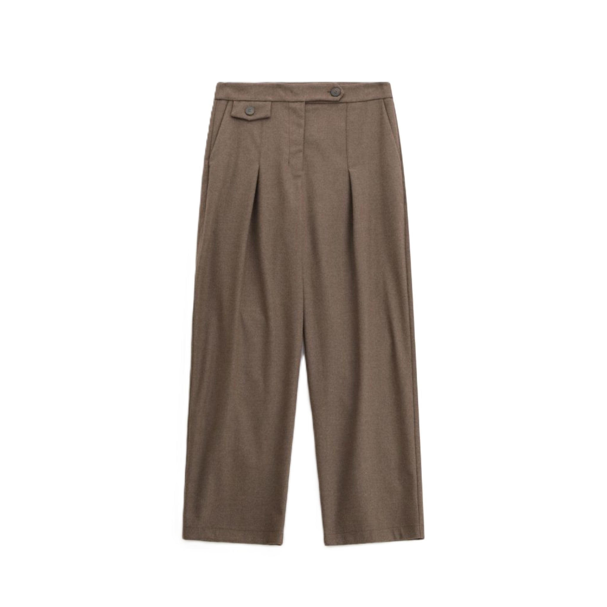 PANTALONI AMPI A VITA ALTA