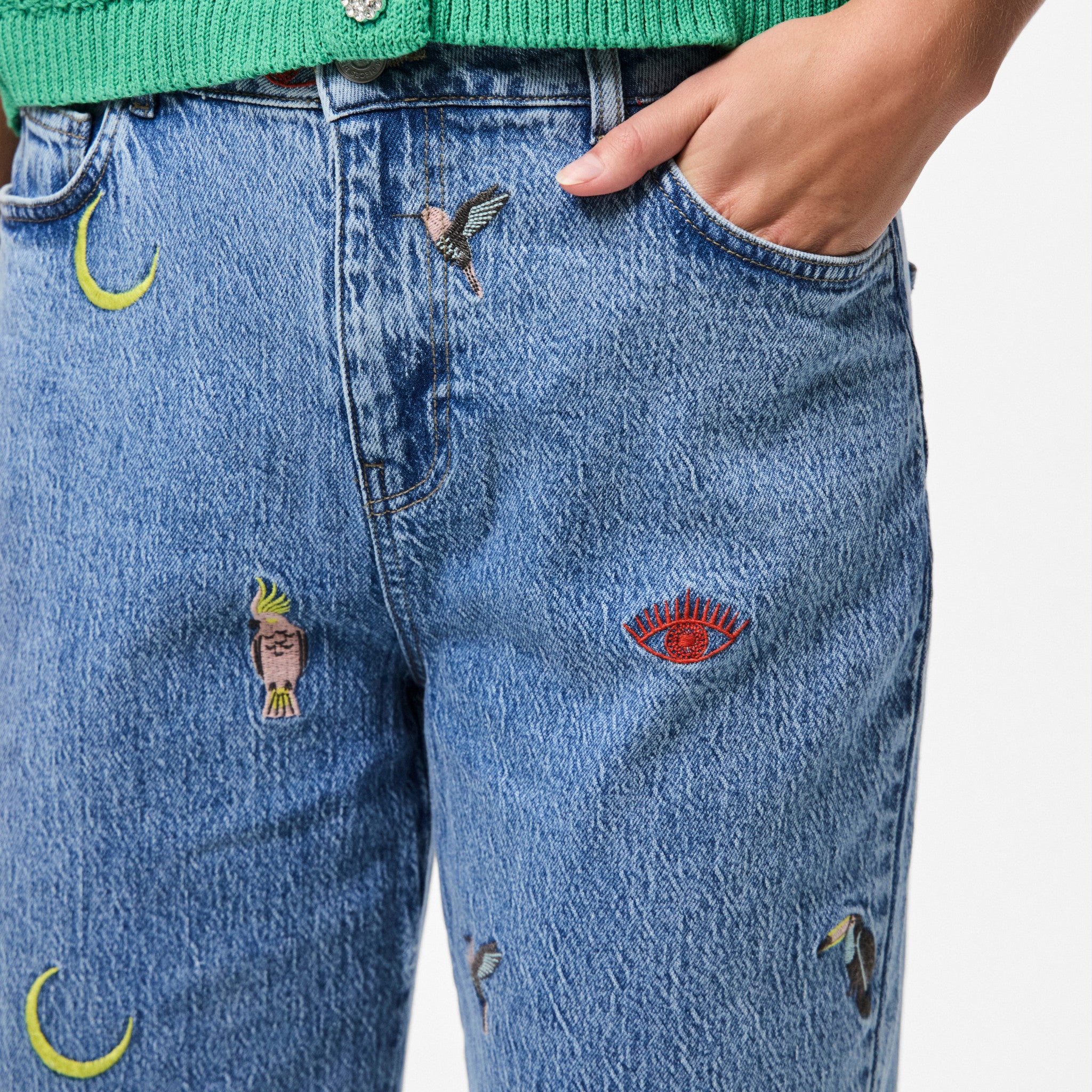 PCJIDI STRAIGHT JEANS