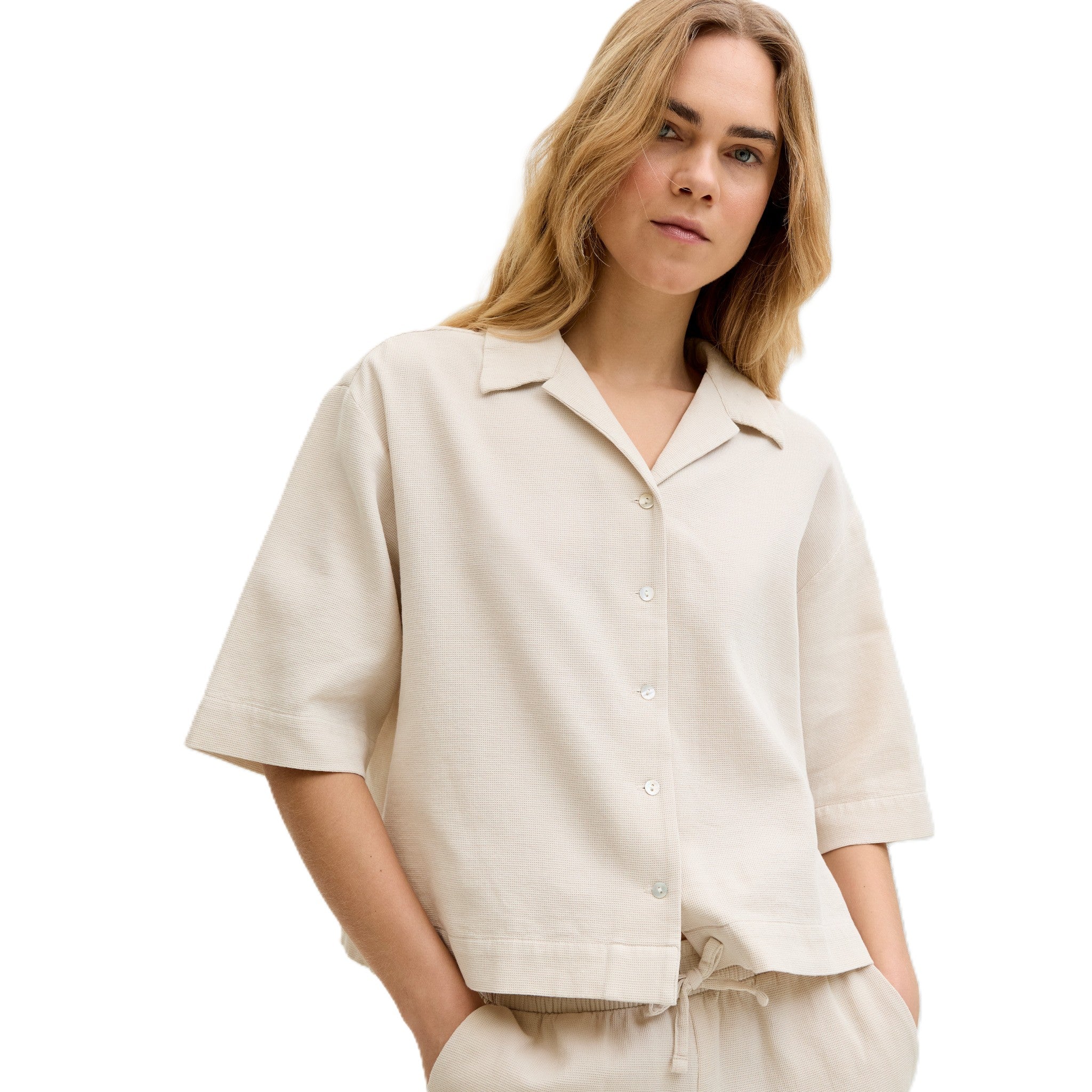 GLOBAL WAFFLE RESORT SHIRT