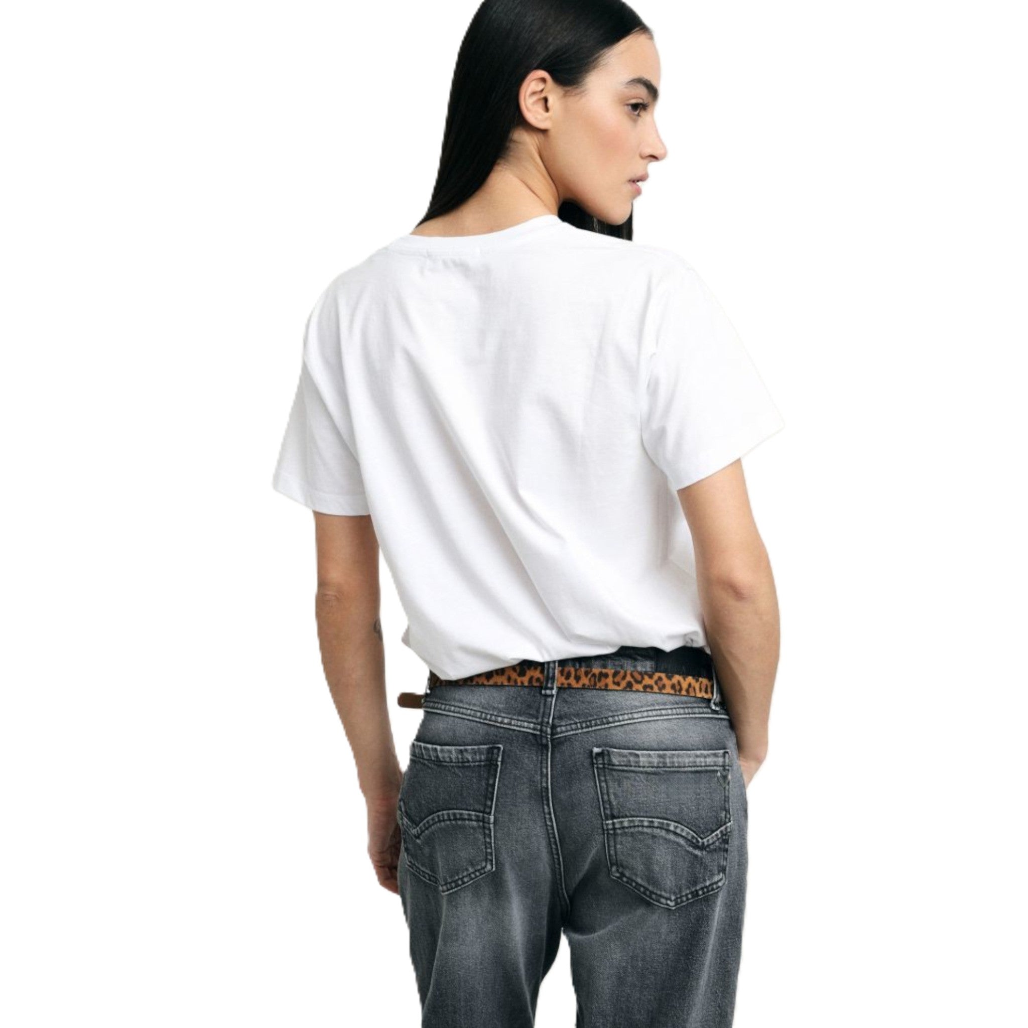 T-SHIRT REGULAR FIT CON LOGO RICAMATO