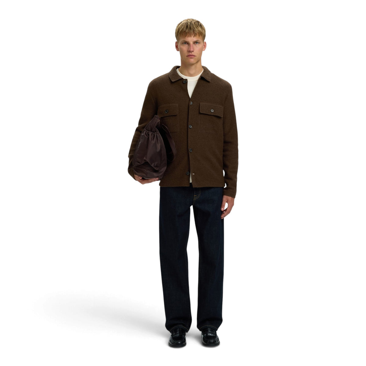 NEALY KNIT WORKWEAR CARDIGAN