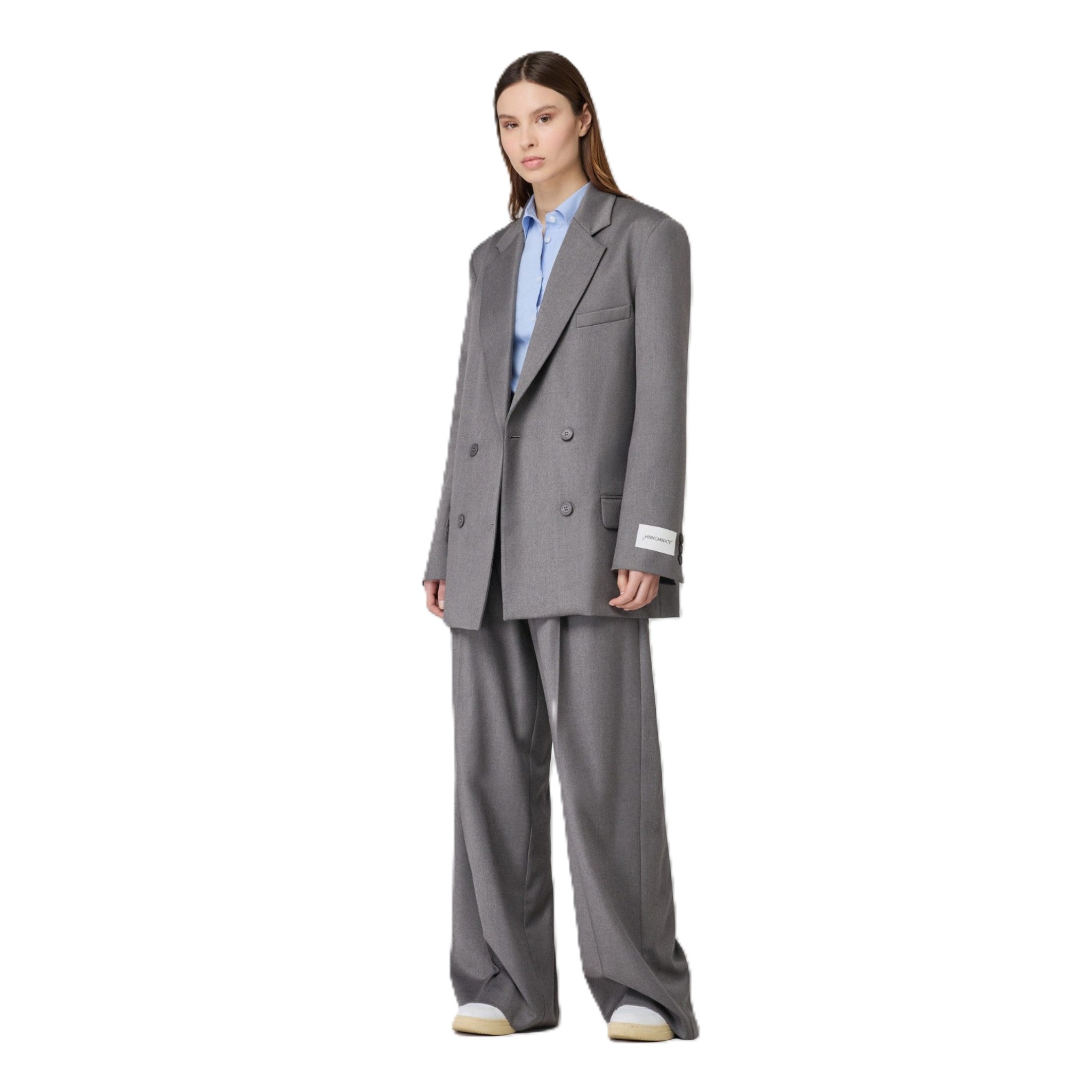 PANTALONE OVER IN TWILL CON PENCES