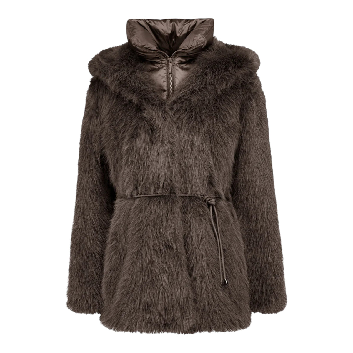ZURICH JACKET - CAPPOTTO CORTO IN PELLICCIA SINTETICA