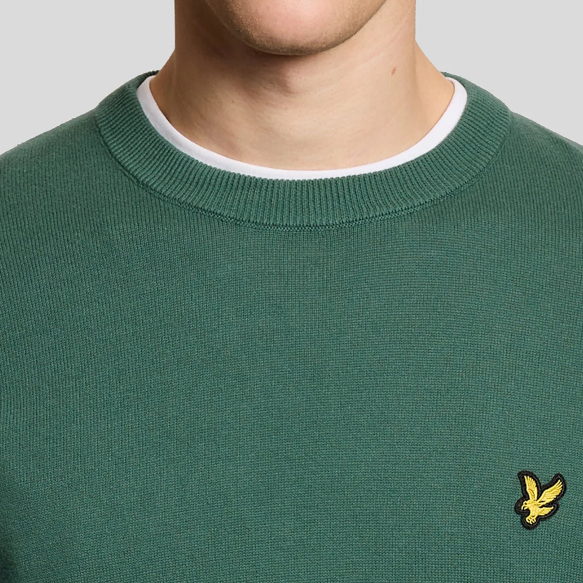 COTTON CREW NECK JUMPER