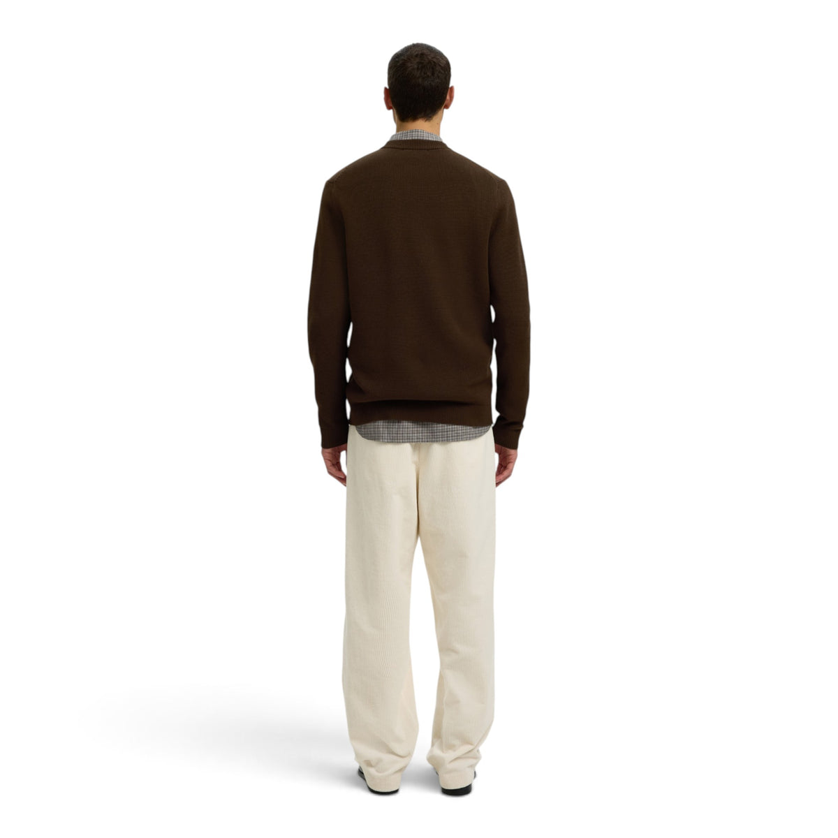 DANE KNIT STRUCTURE CREW NECK