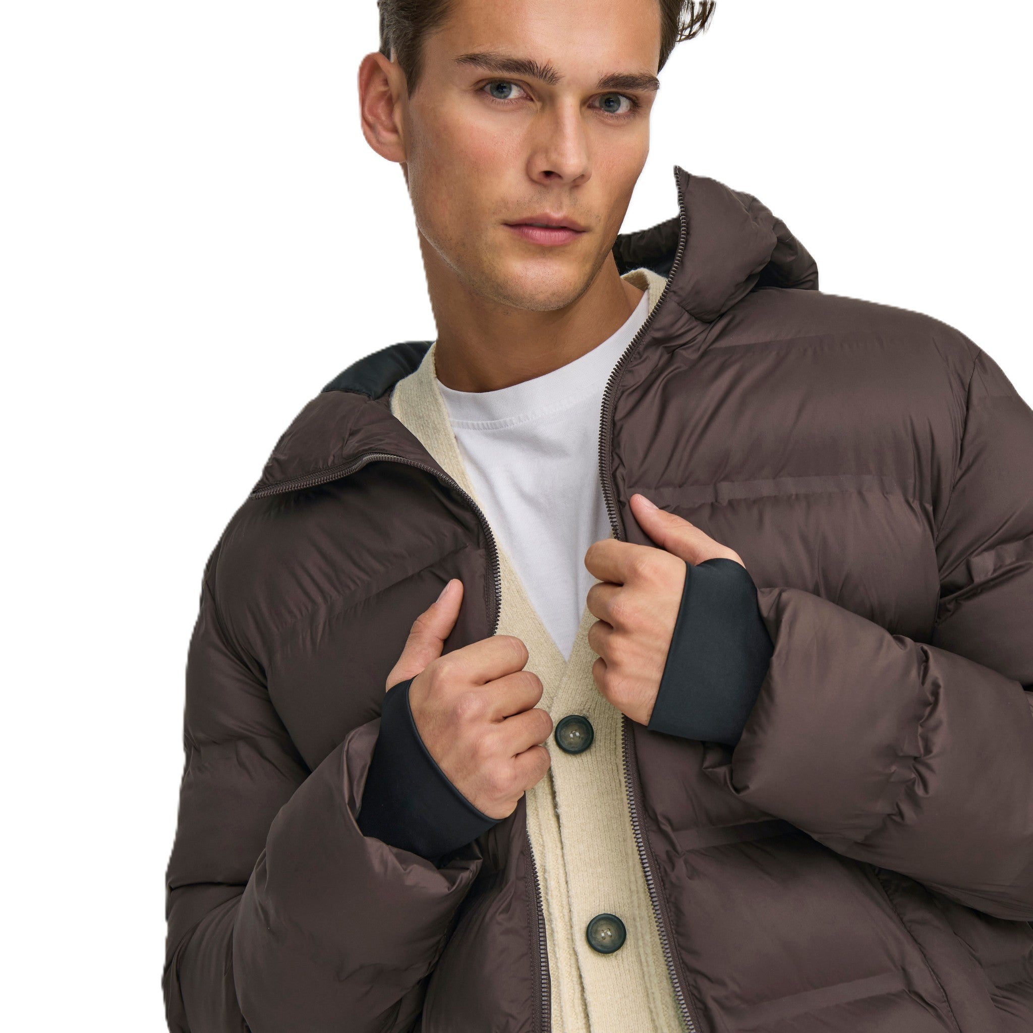 ONSUNION HOOD PUFFER JACKET