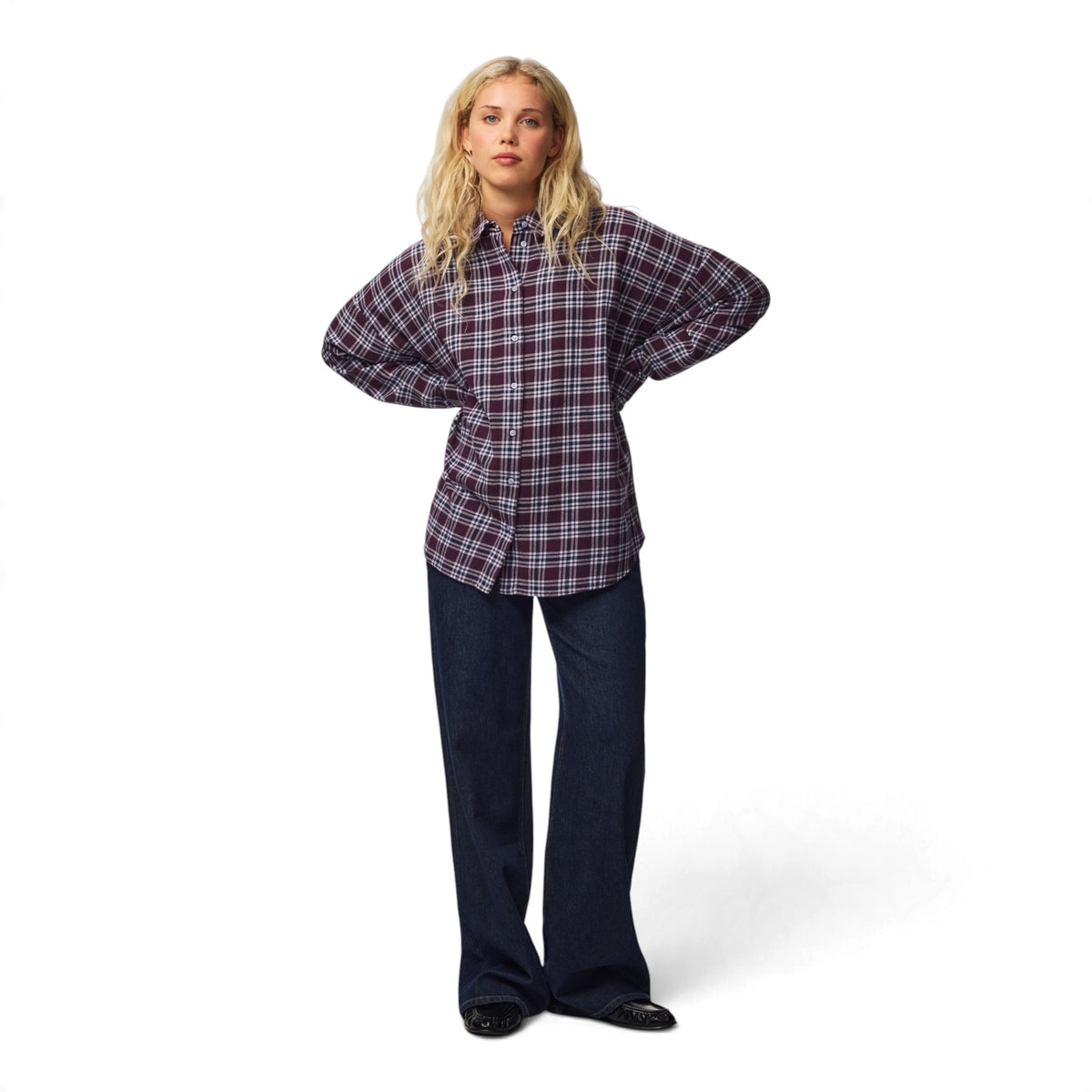 VIOLET FLANNEL SHIRT